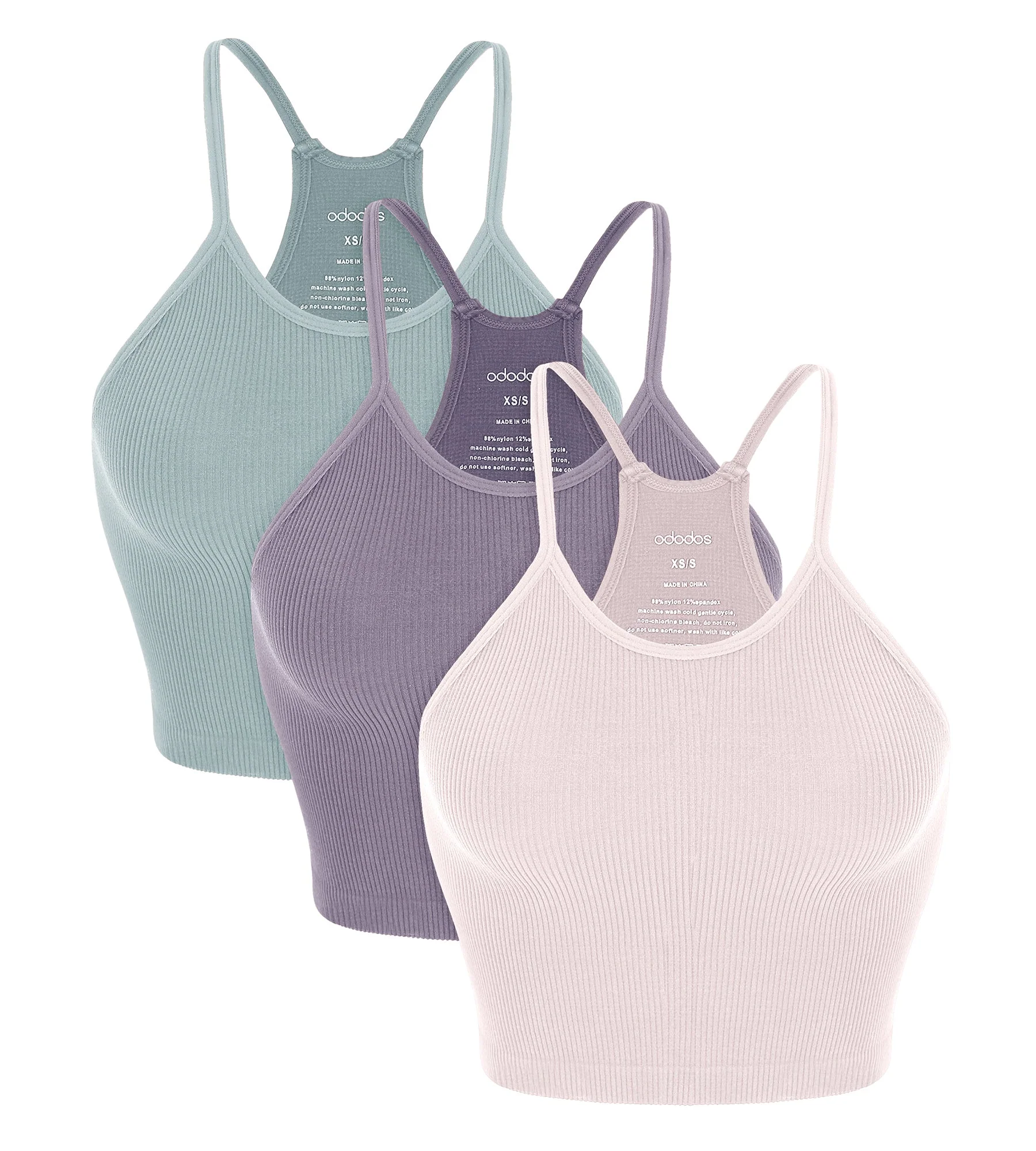 3-Pack Seamless Ribbed Crop Camisole - Image 72