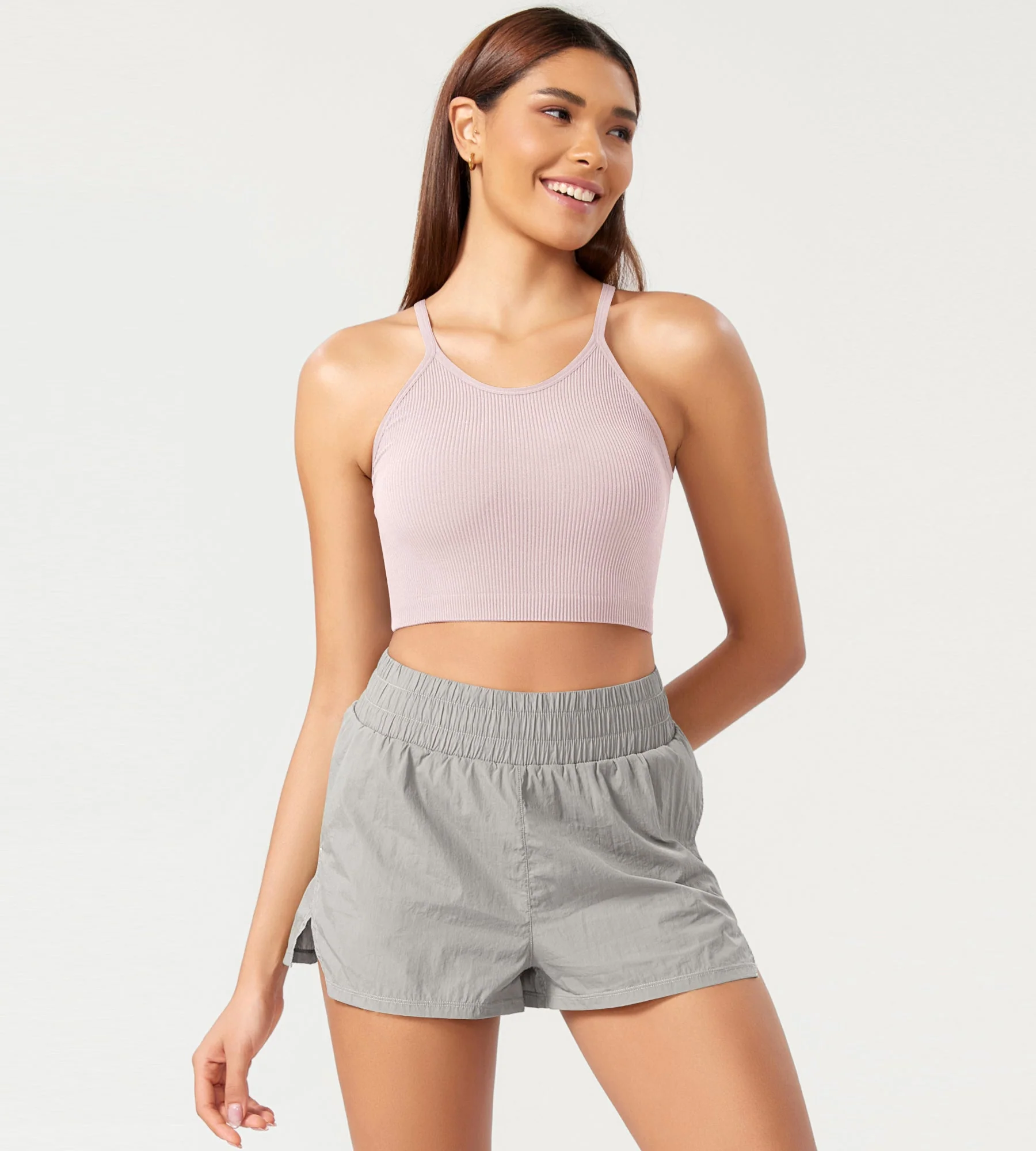 3-Pack Seamless Ribbed Crop Camisole - Image 76