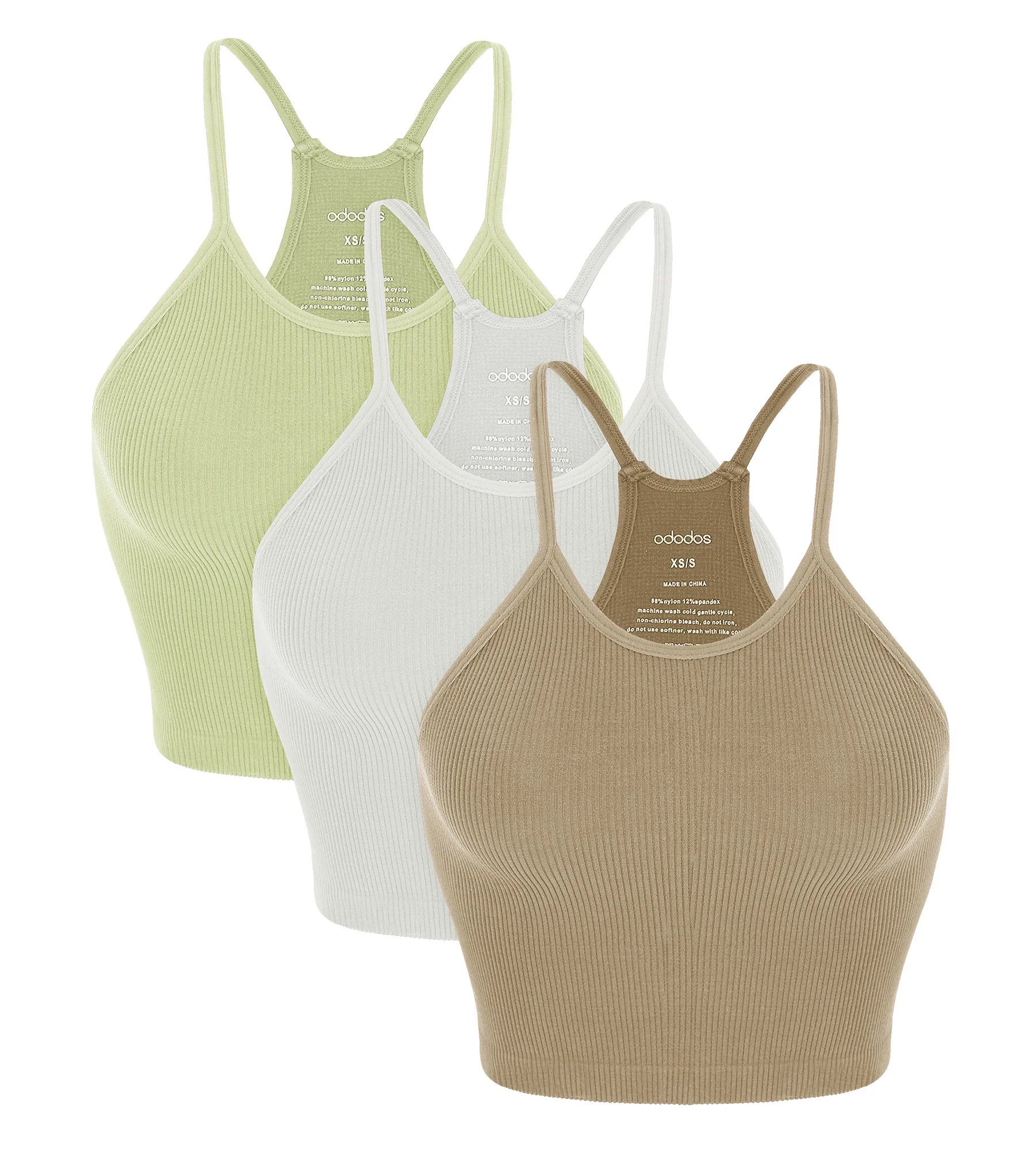 3-Pack Seamless Ribbed Crop Camisole - Image 77