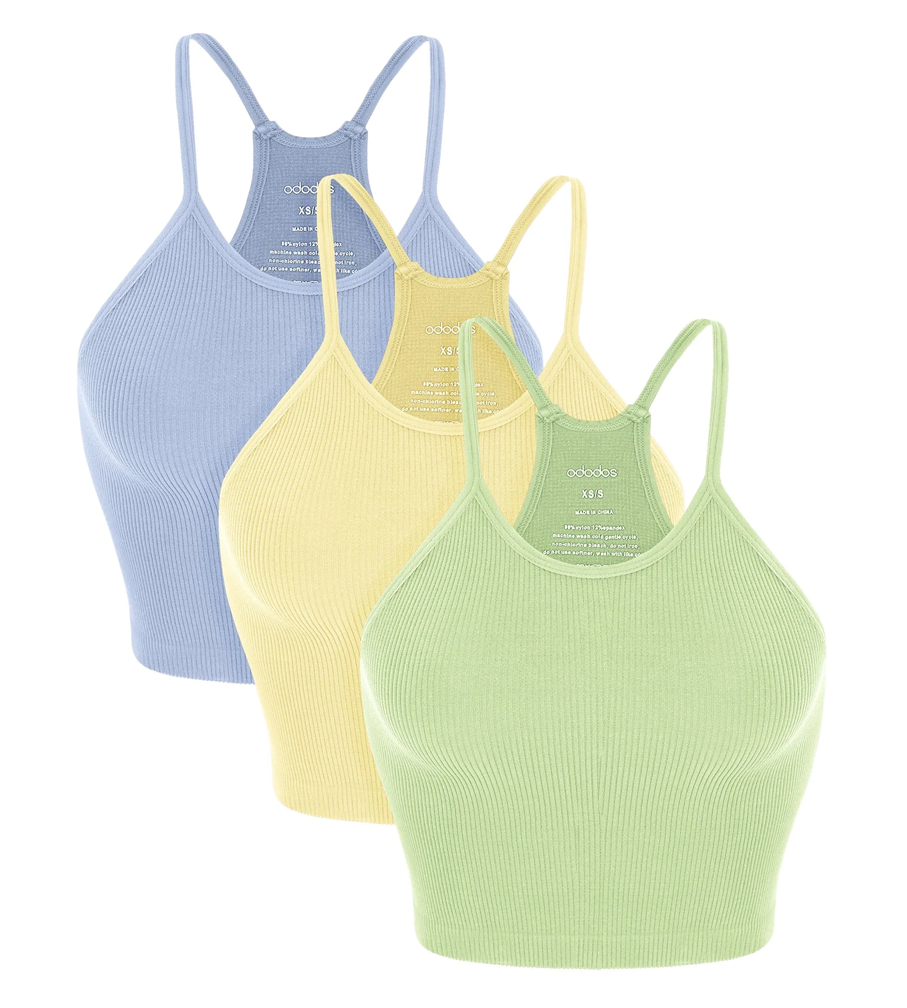3-Pack Seamless Ribbed Crop Camisole - Image 82