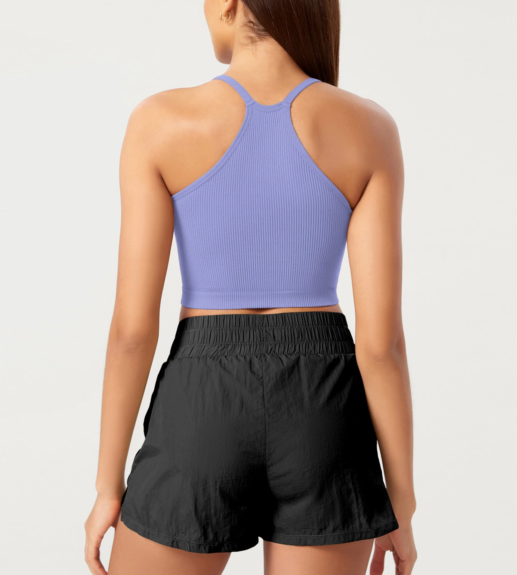 3-Pack Seamless Ribbed Crop Camisole - Image 98