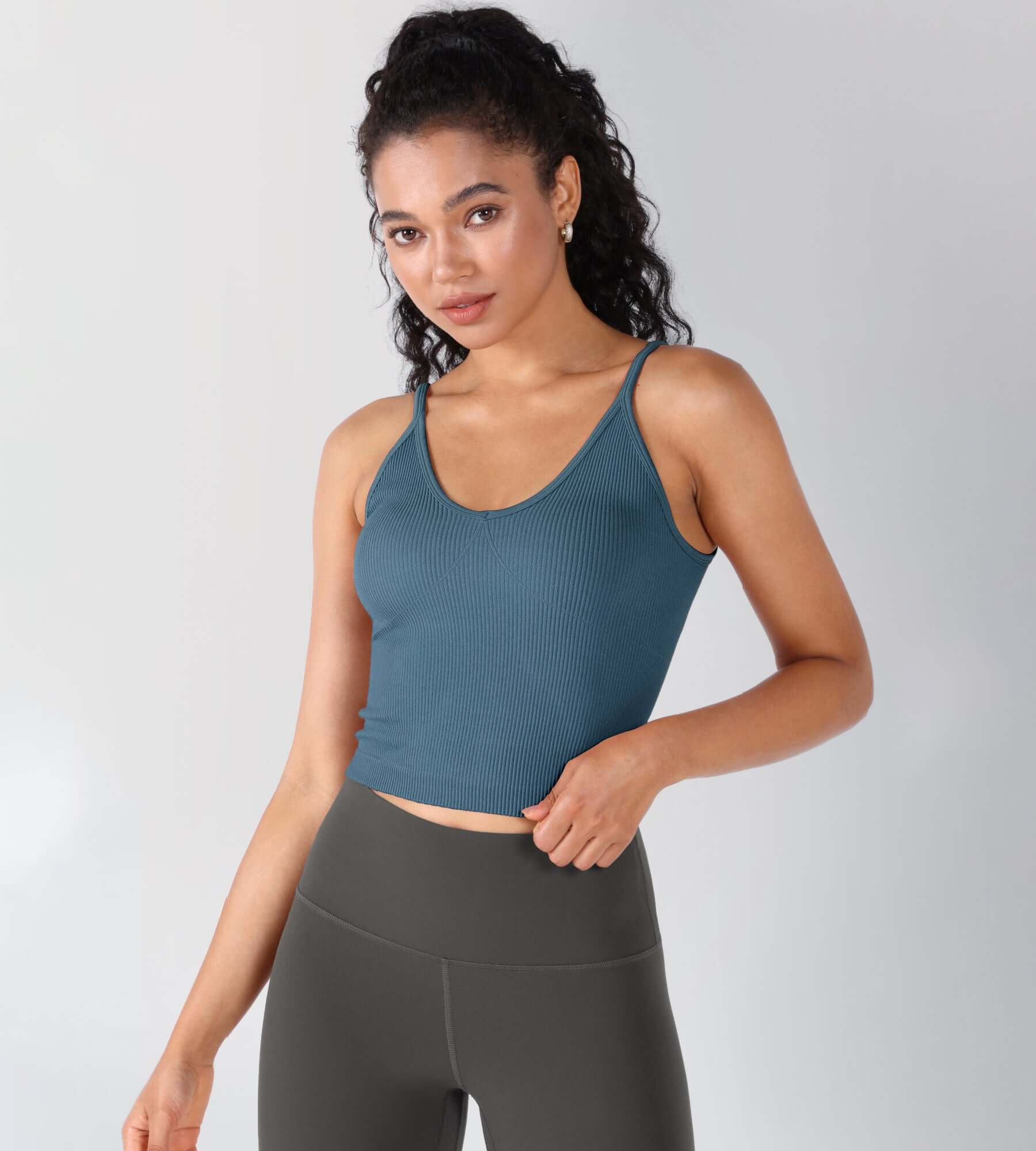3-Pack V-Neck Seamless Crop Tank - Image 23