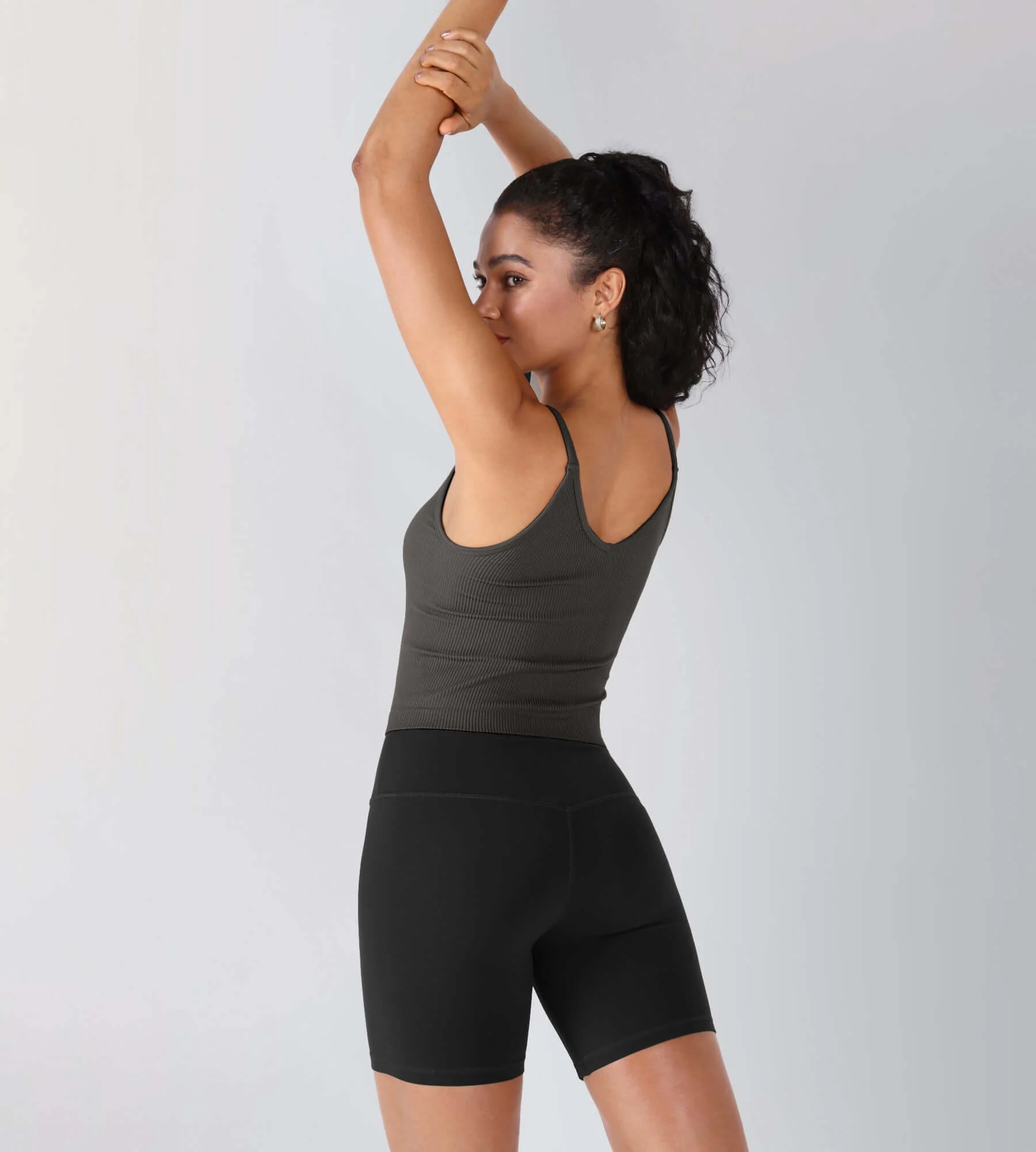 3-Pack V-Neck Seamless Crop Tank - Image 3