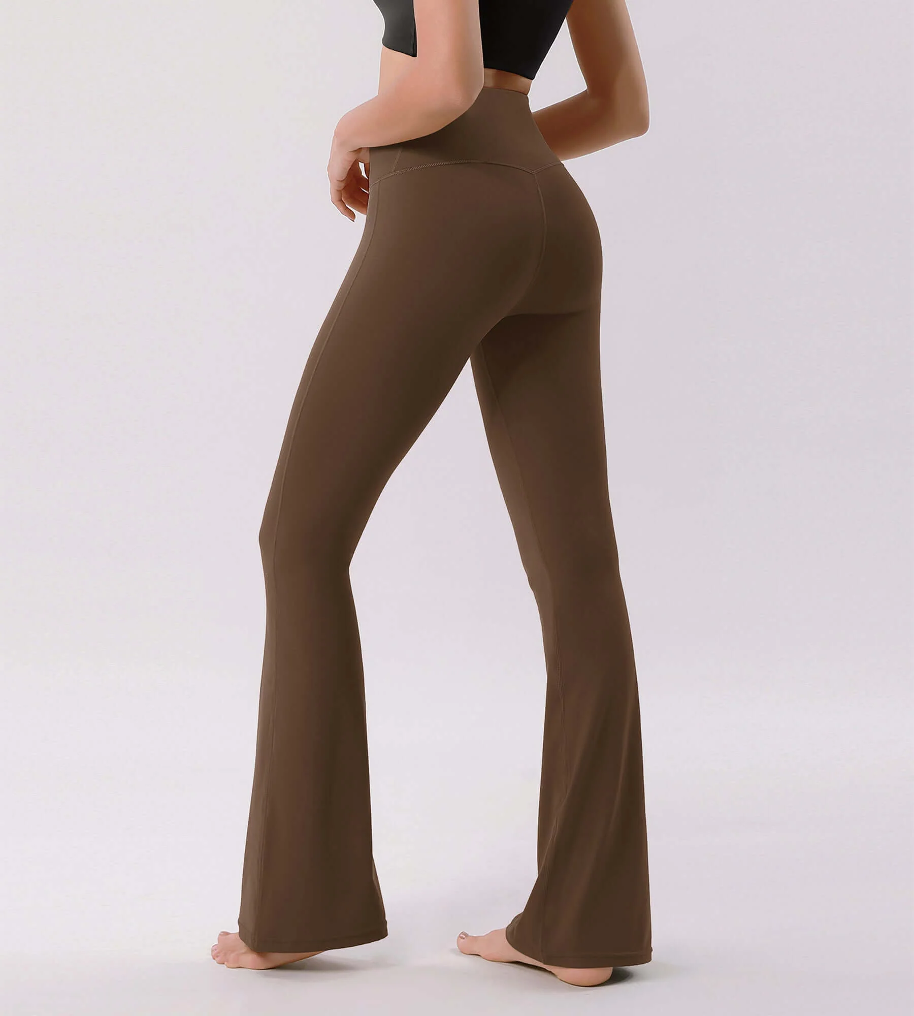 Cloud Feeling 30" Crossover High Waist Flared Pants - Image 22