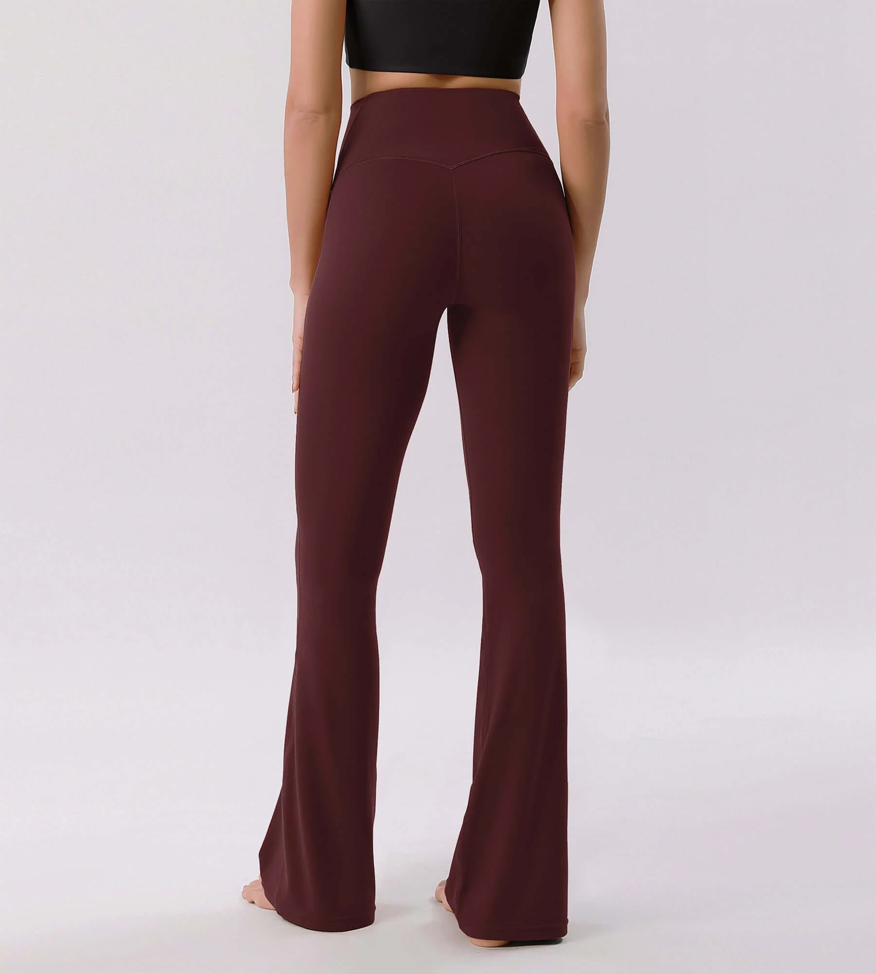 Cloud Feeling 30" Crossover High Waist Flared Pants - Image 26