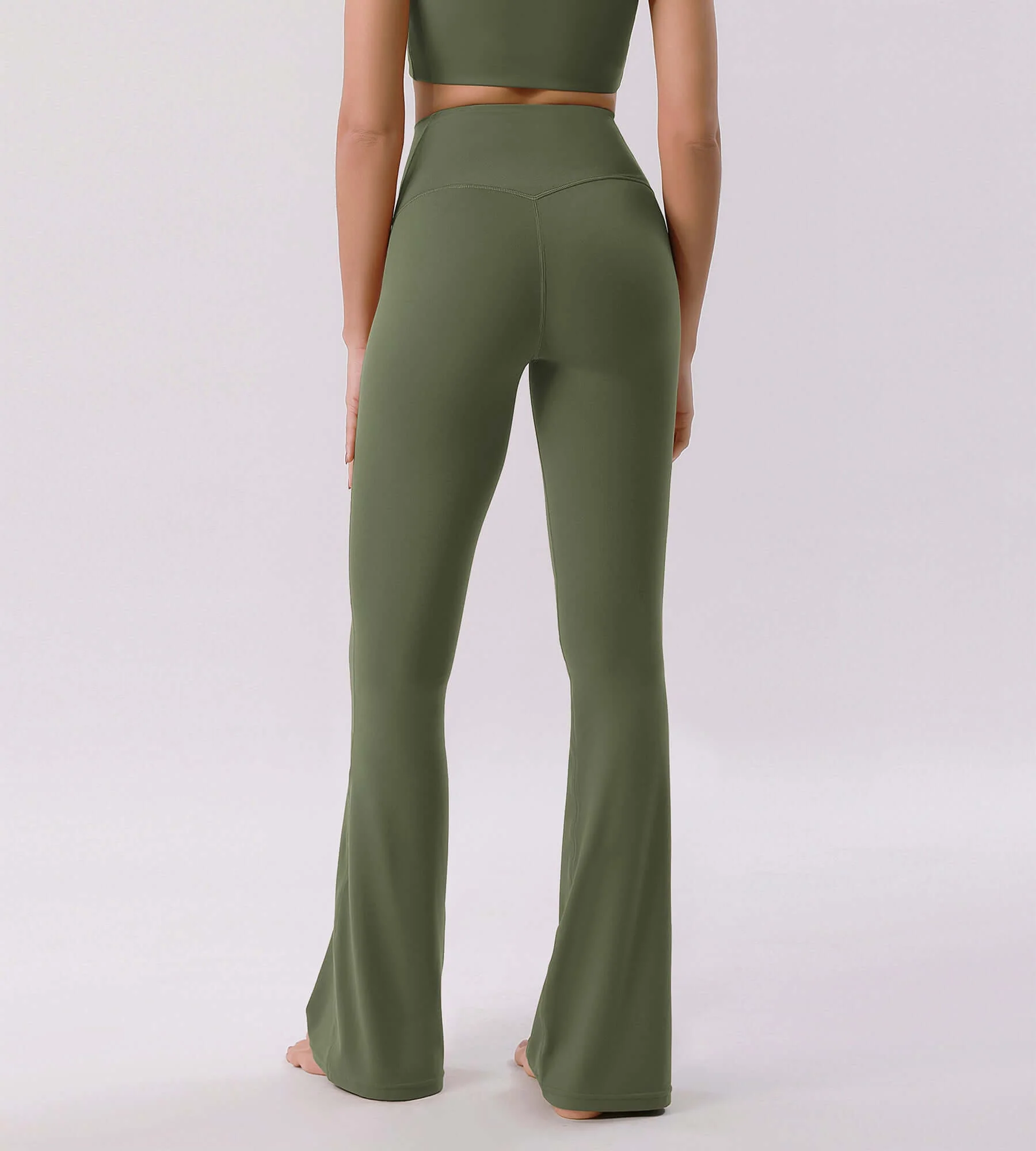 Cloud Feeling 30" Crossover High Waist Flared Pants - Image 34