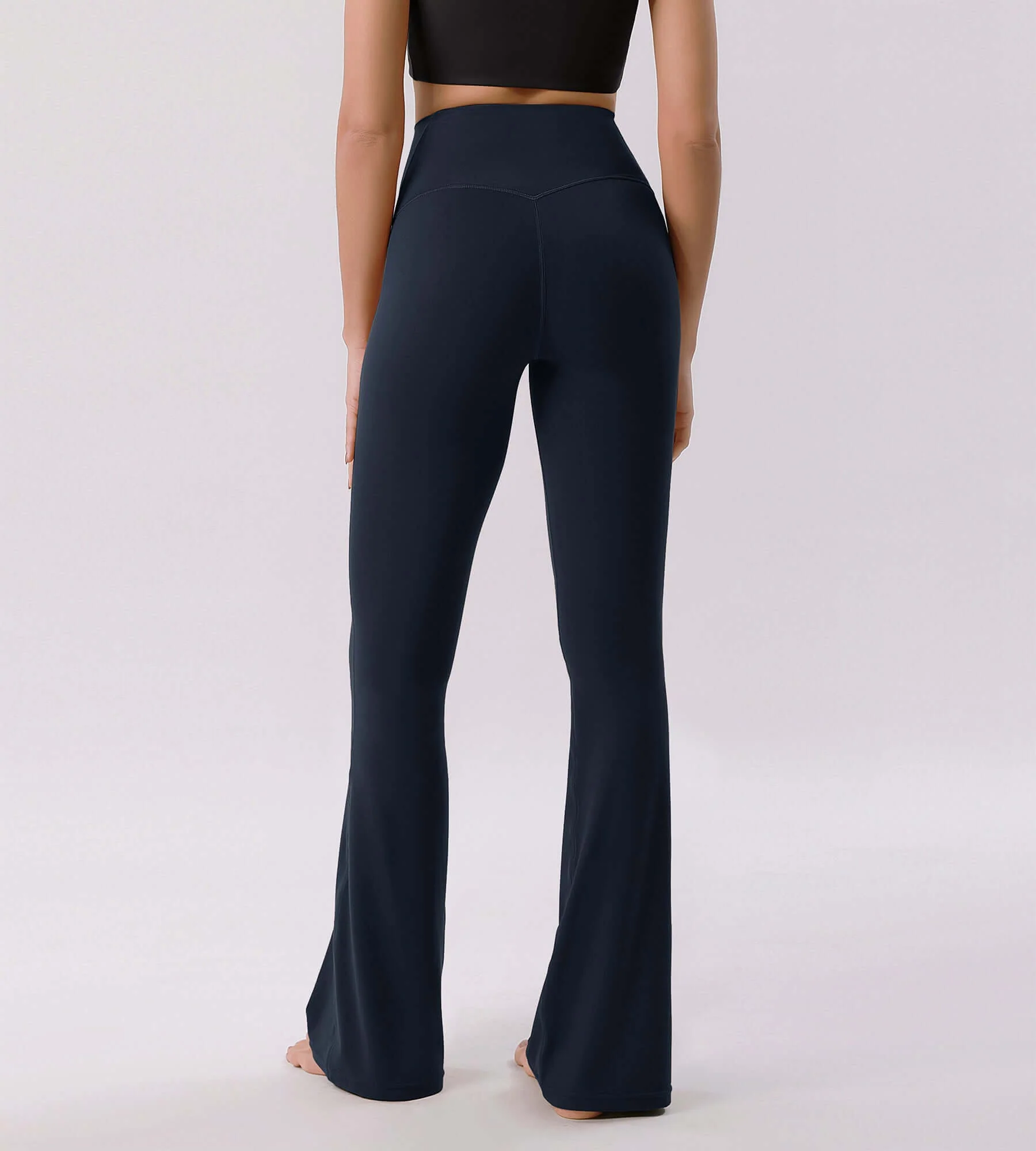 Cloud Feeling 30" Crossover High Waist Flared Pants - Image 42