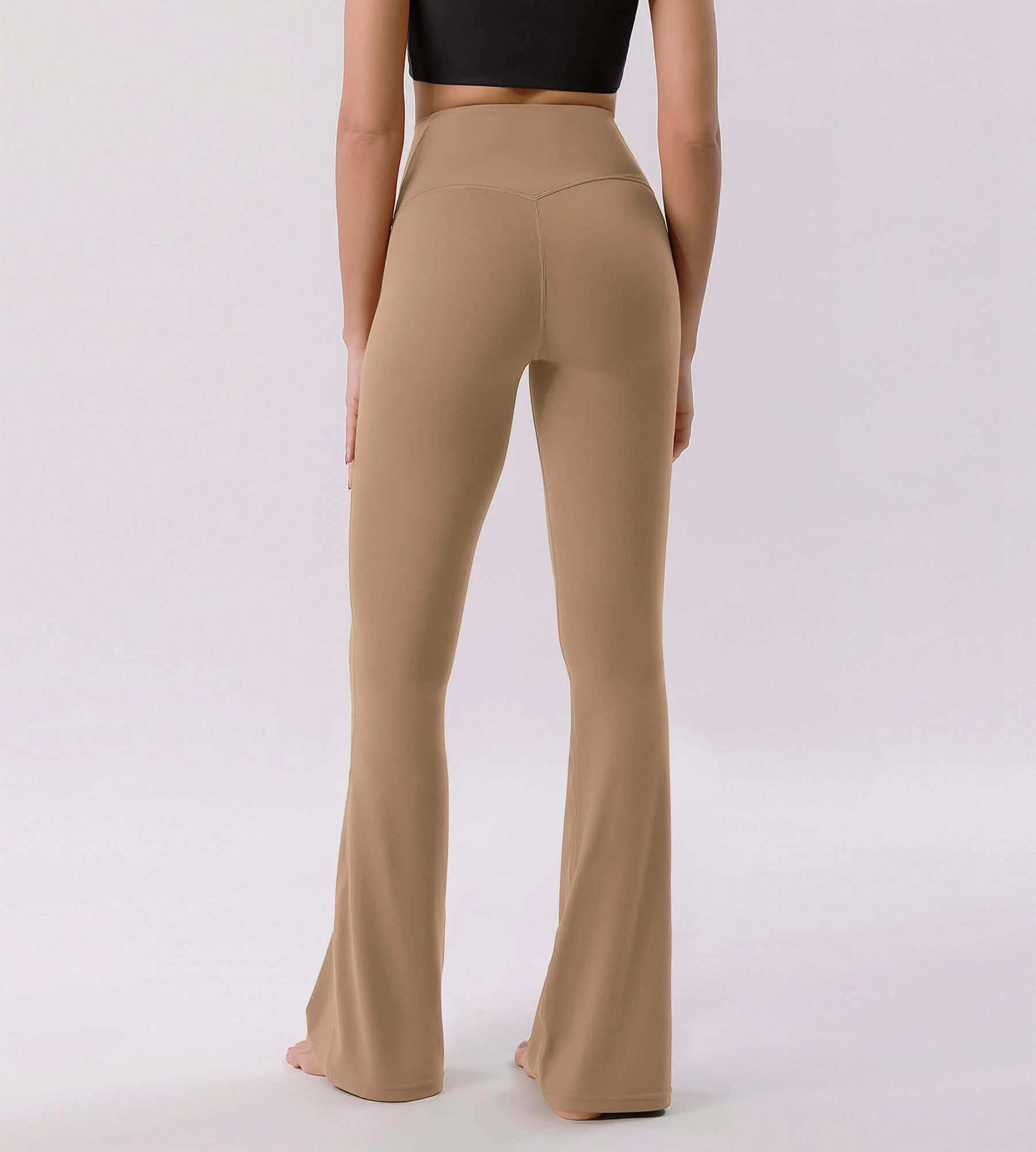 Cloud Feeling 30" Crossover High Waist Flared Pants - Image 54