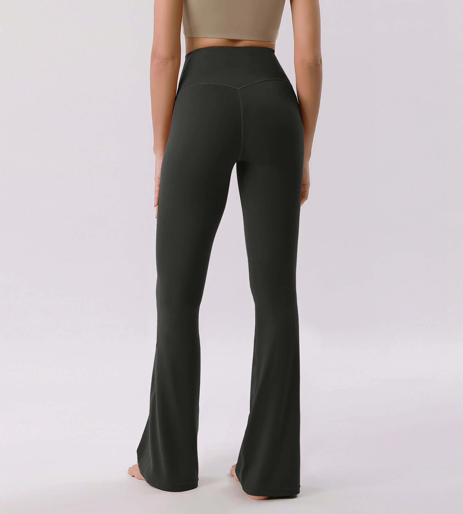 Cloud Feeling 30" Crossover High Waist Flared Pants - Image 65