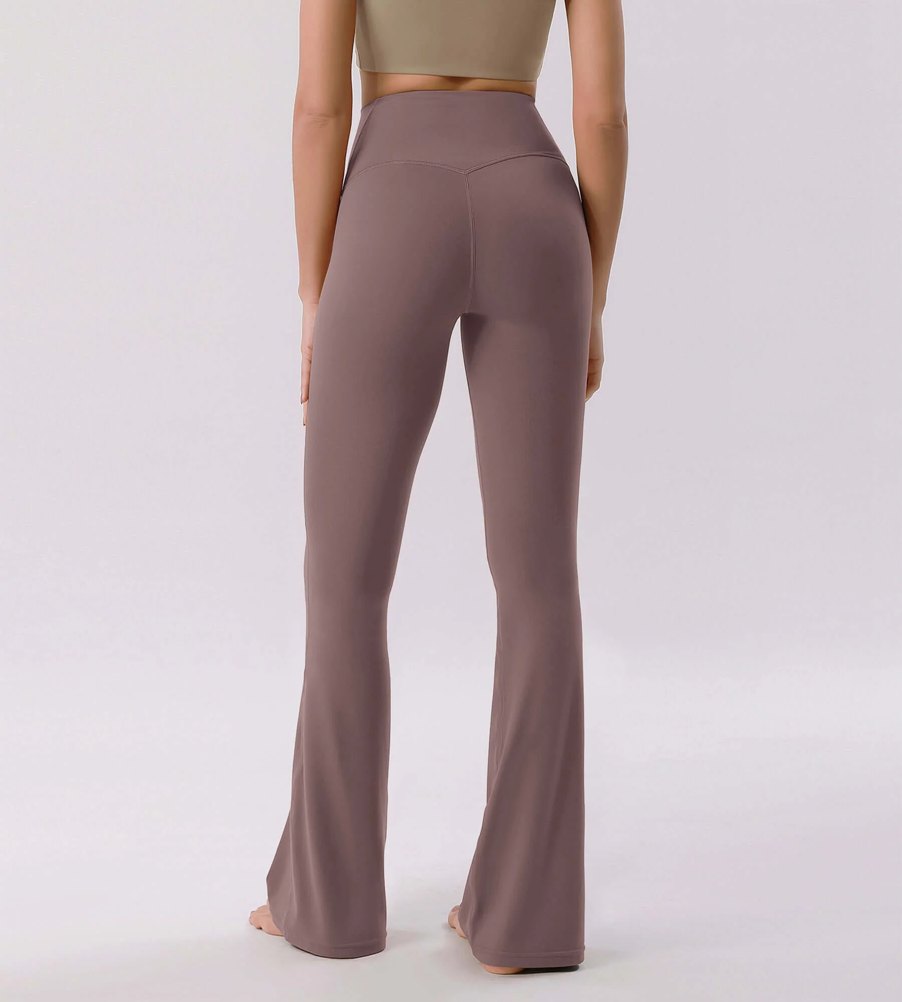 Cloud Feeling 30" Crossover High Waist Flared Pants - Image 70