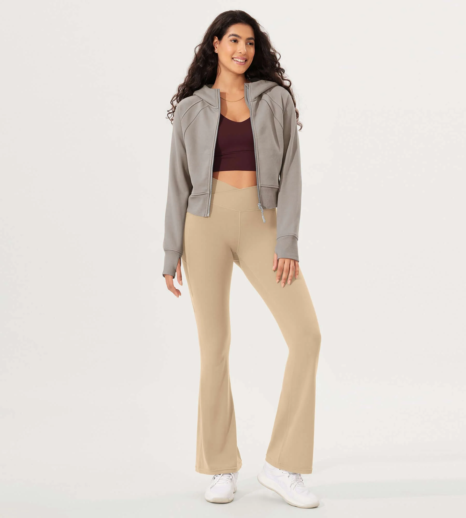 32" Cloud Feeling Bootcut Lounge Yoga Pants with Pockets - Image 14