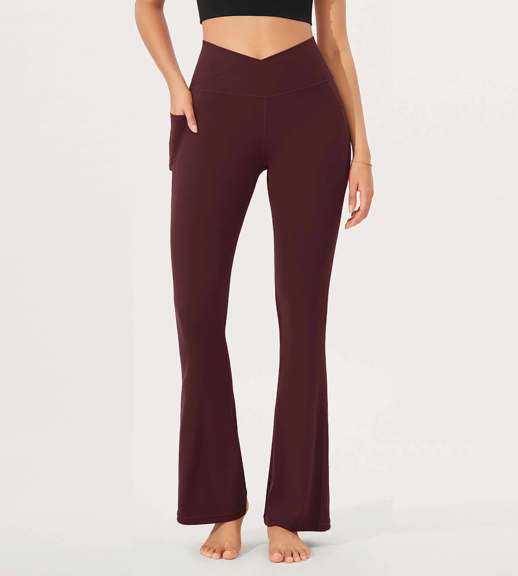 32" Cloud Feeling Bootcut Lounge Yoga Pants with Pockets - Image 26