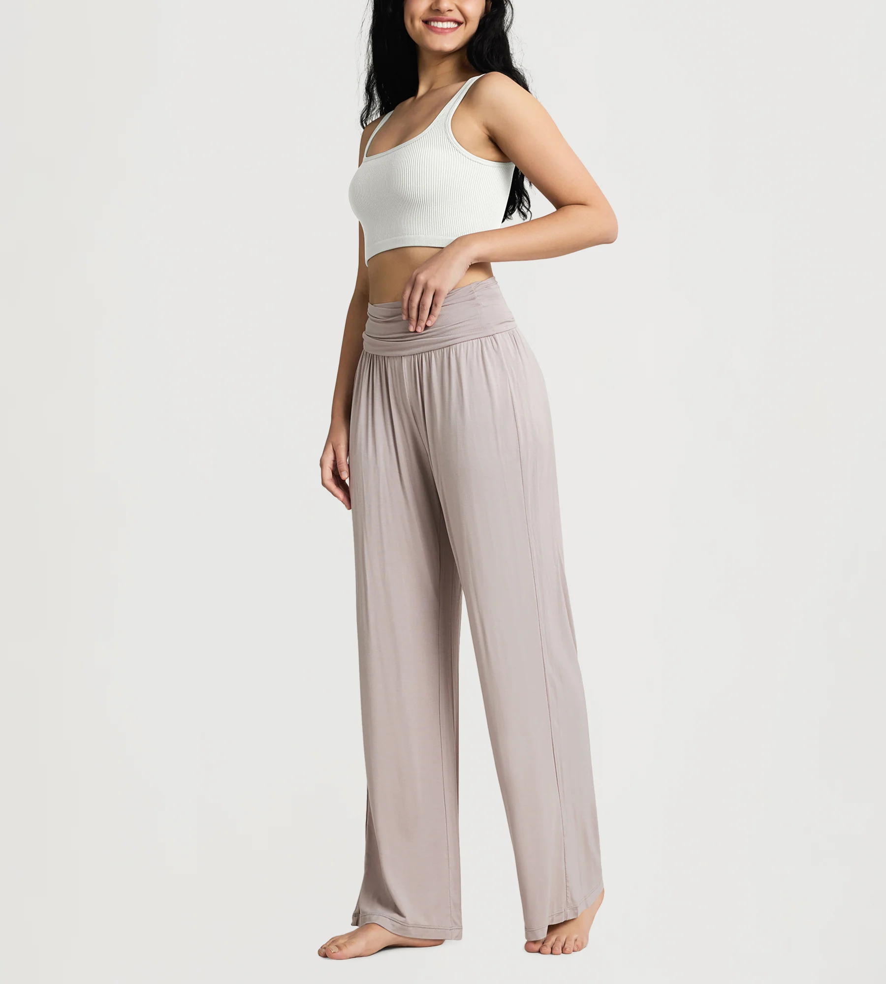 ODODOS 30" Wide Leg Lounge Pants - Image 10