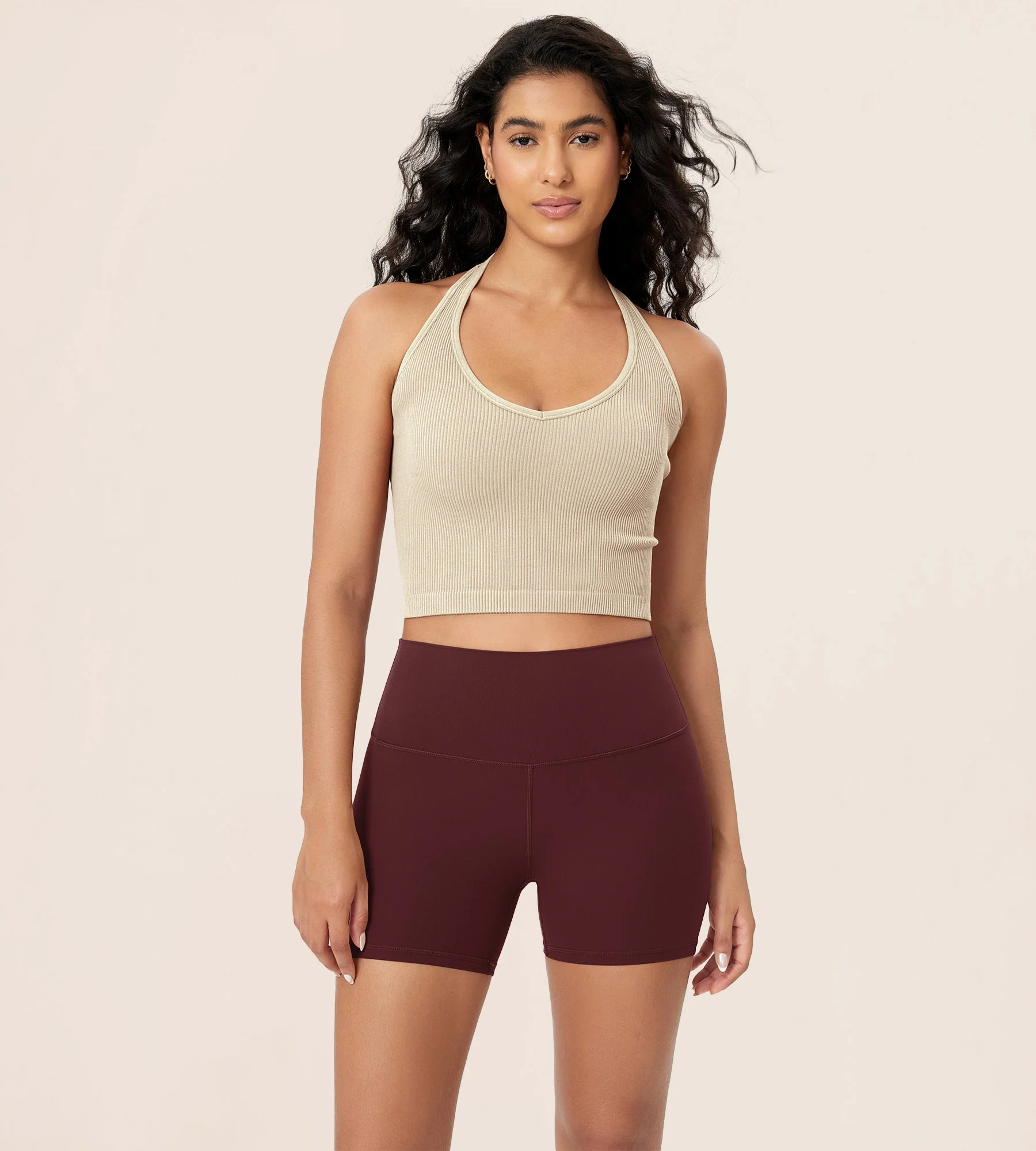 4" ODCLOUD Lounge Yoga High Waist Buttery Soft Biker Shorts - Image 21