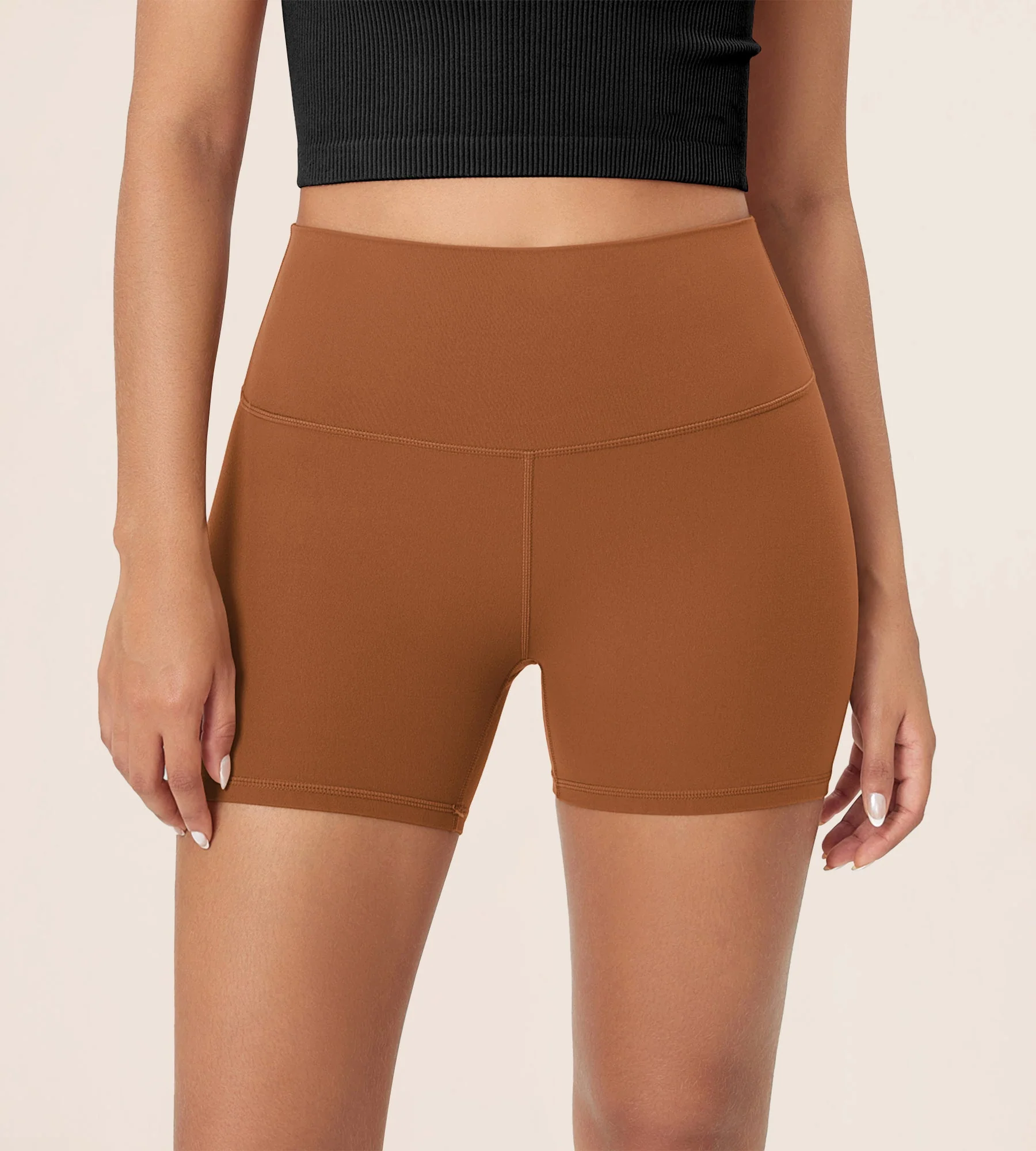 4" ODCLOUD Lounge Yoga High Waist Buttery Soft Biker Shorts - Image 26