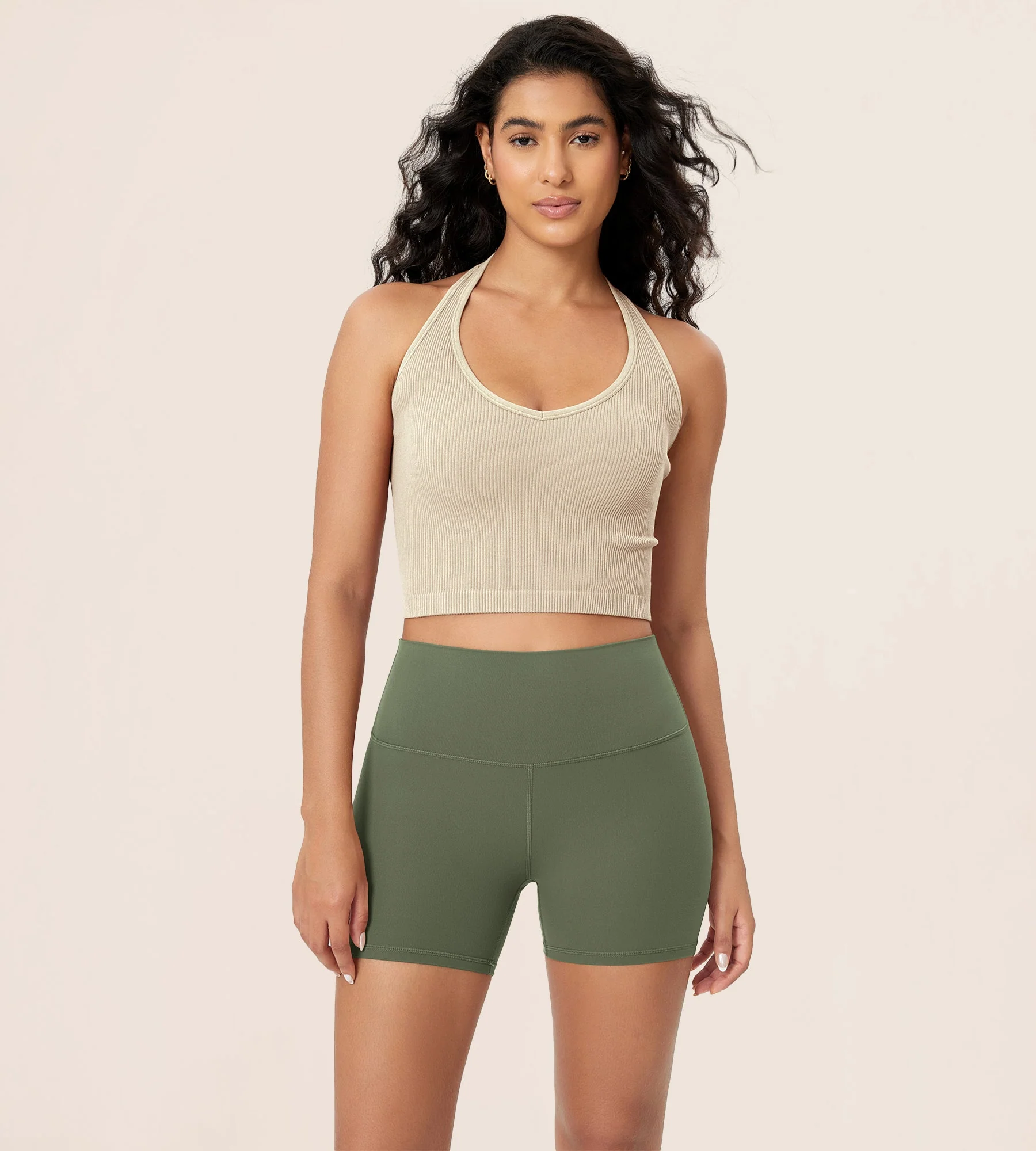 4" ODCLOUD Lounge Yoga High Waist Buttery Soft Biker Shorts - Image 37
