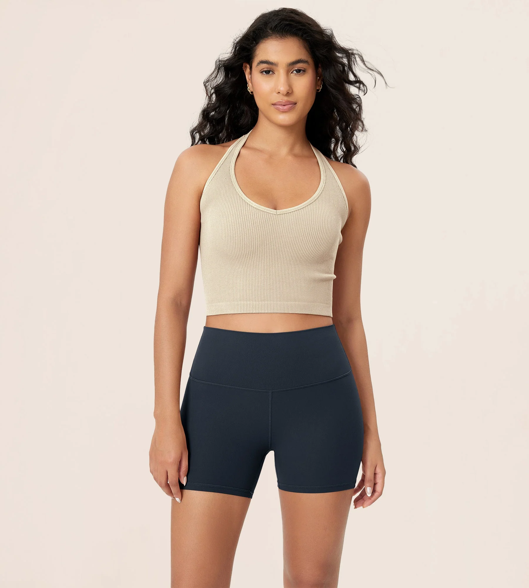 4" ODCLOUD Lounge Yoga High Waist Buttery Soft Biker Shorts - Image 45