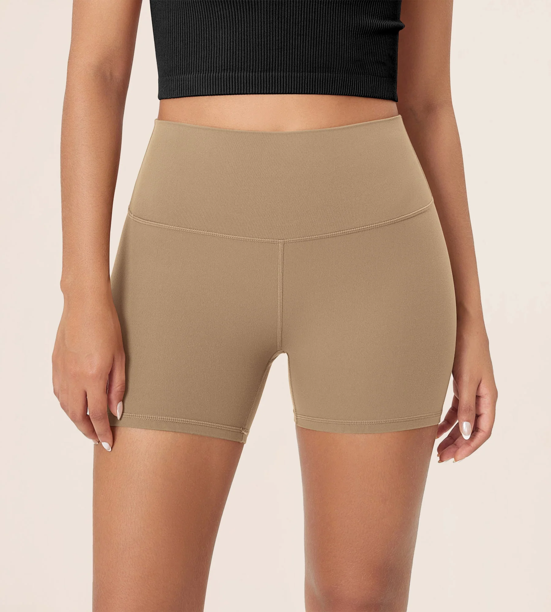 4" ODCLOUD Lounge Yoga High Waist Buttery Soft Biker Shorts - Image 62