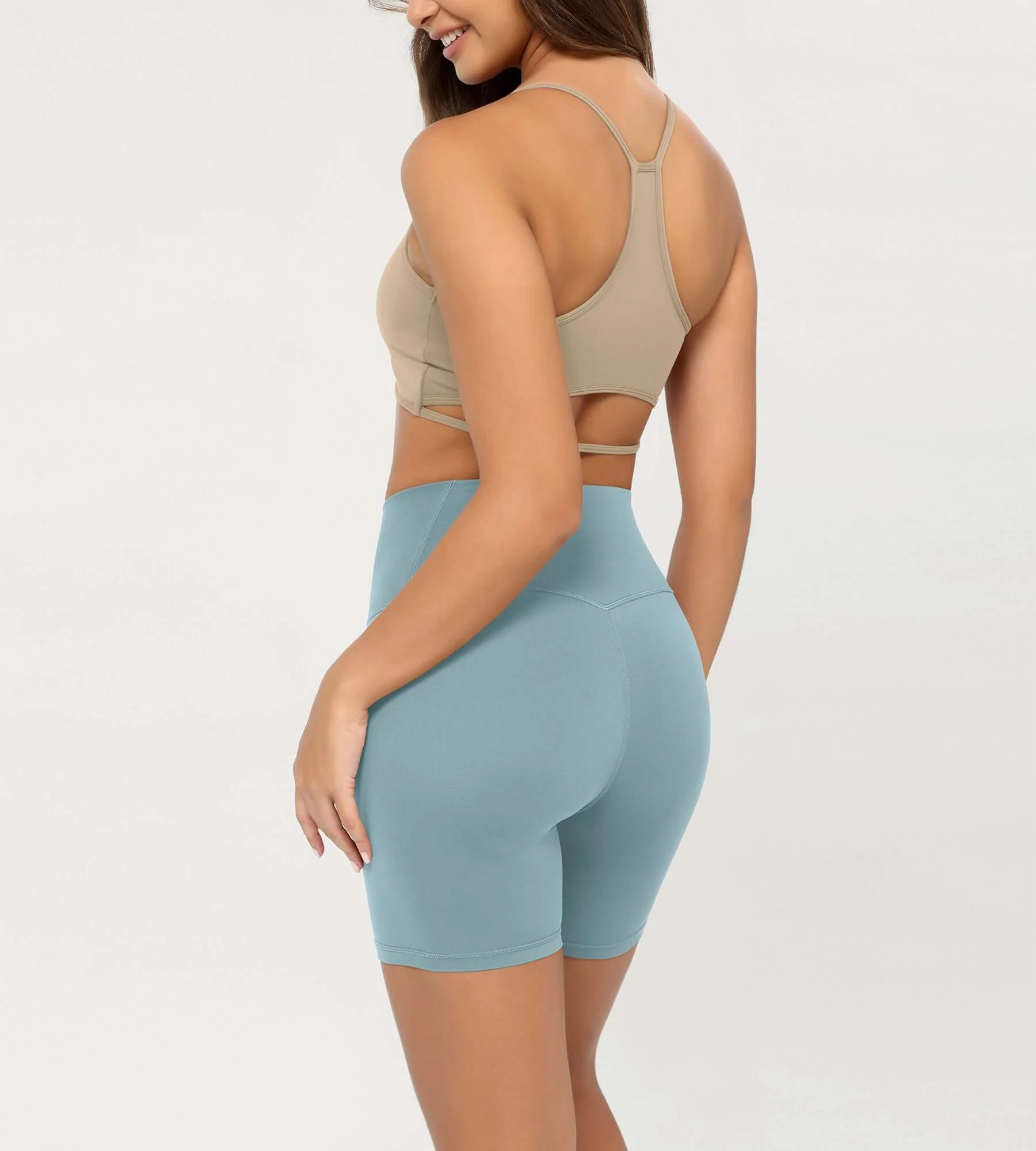 Cloud Feeling 6" Crossover Yoga Shorts - Image 29