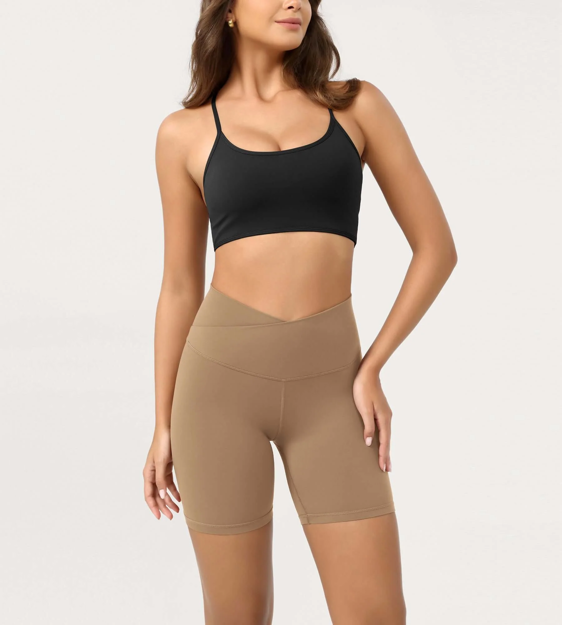 Cloud Feeling 6" Crossover Yoga Shorts - Image 58