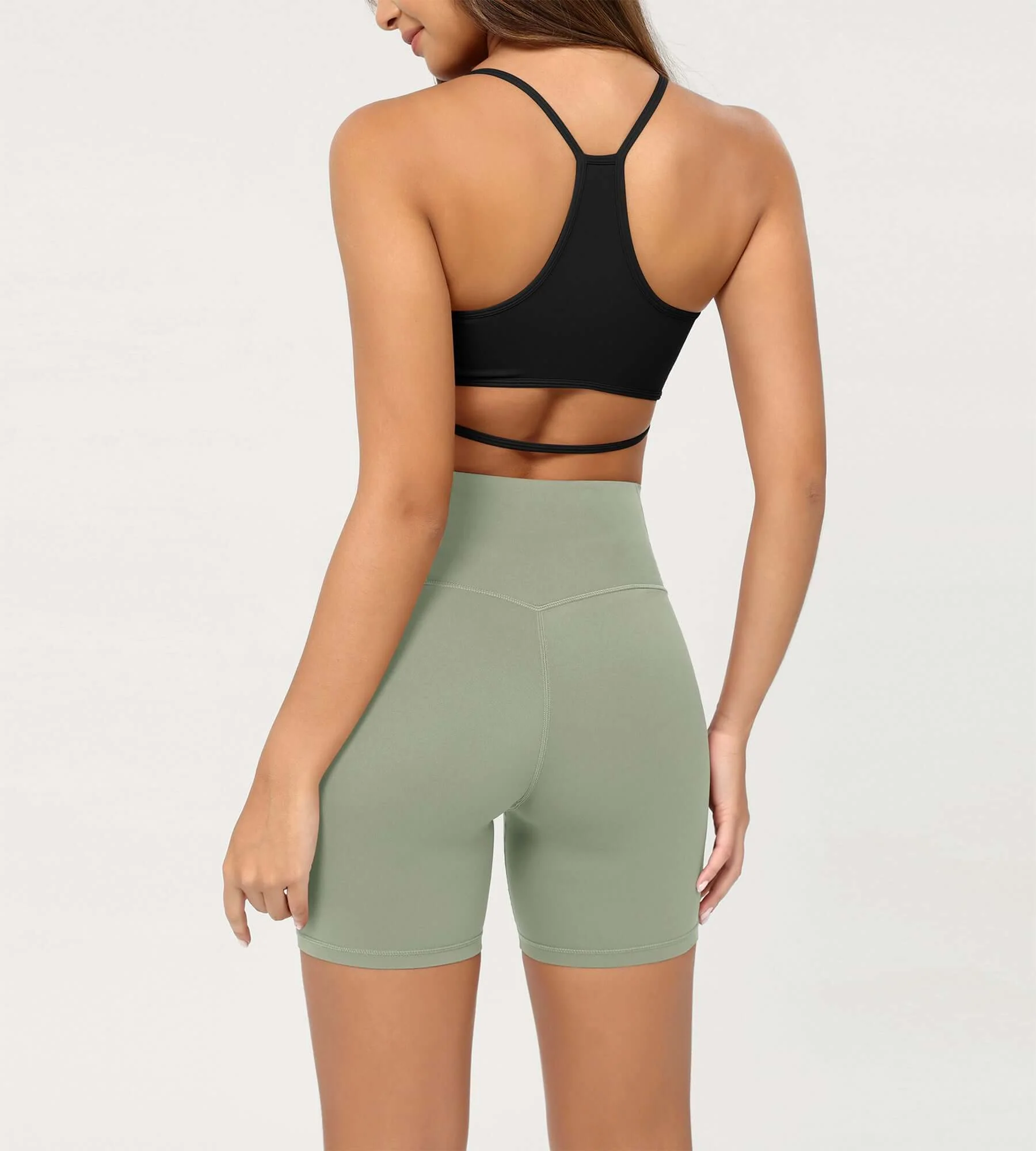Cloud Feeling 6" Crossover Yoga Shorts - Image 65