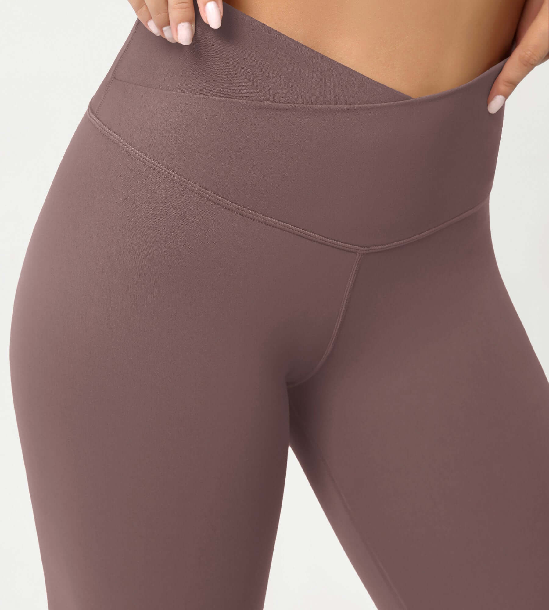 Cloud Feeling 8" Crossover Yoga Shorts - Image 77