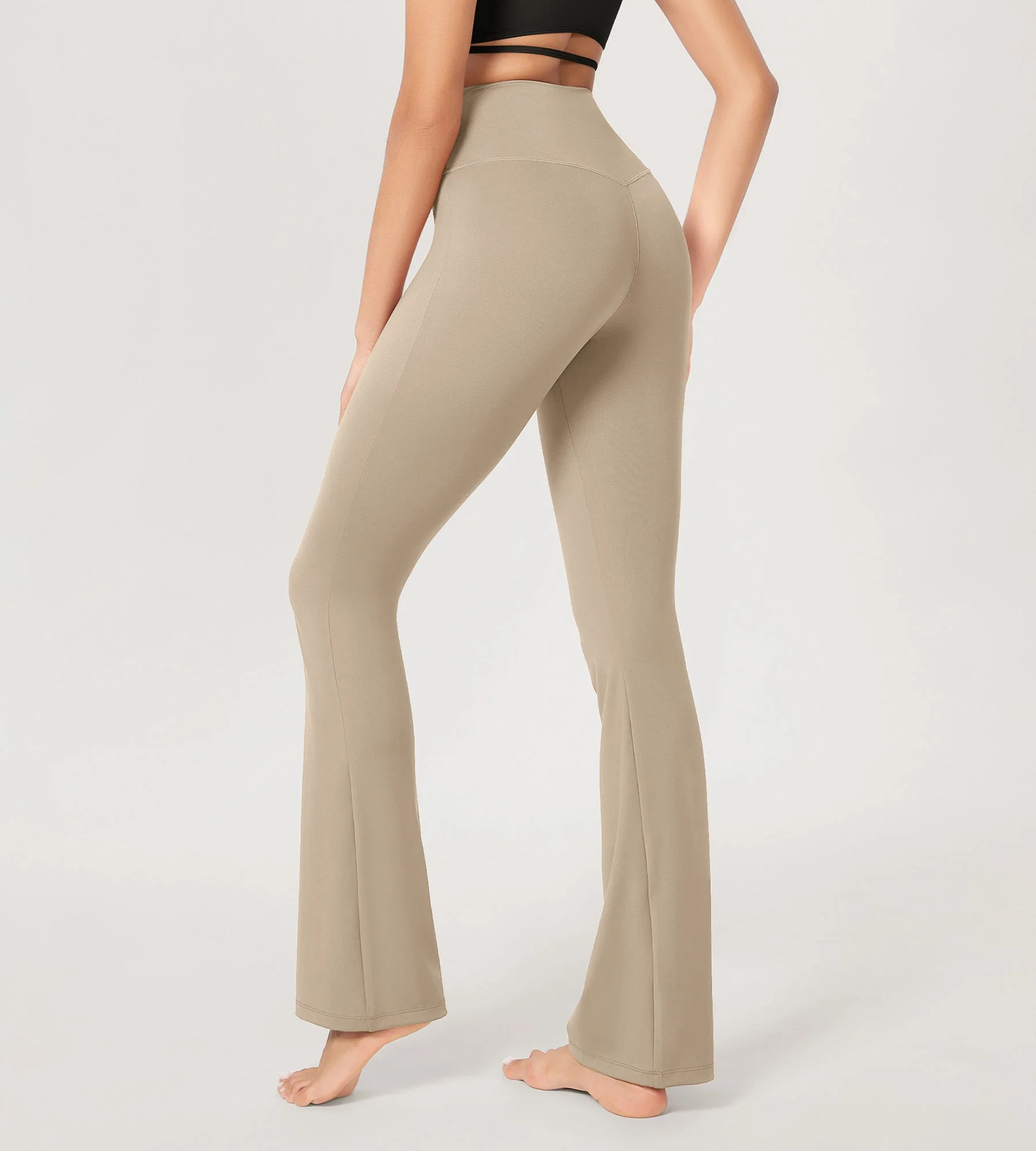 29” Cross Waist Sports Flare Yoga Pants - Image 36