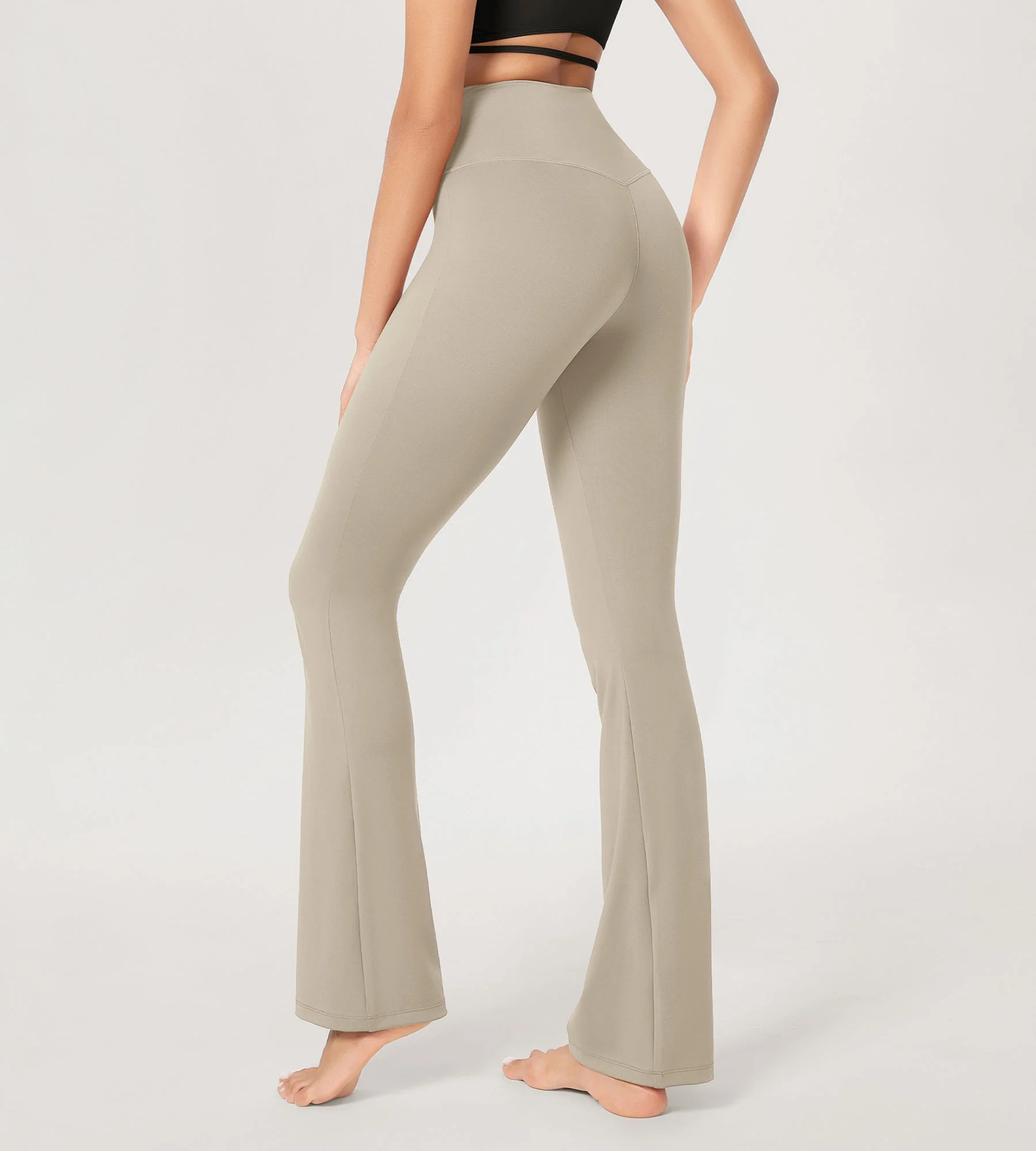 29” Cross Waist Sports Flare Yoga Pants - Image 84