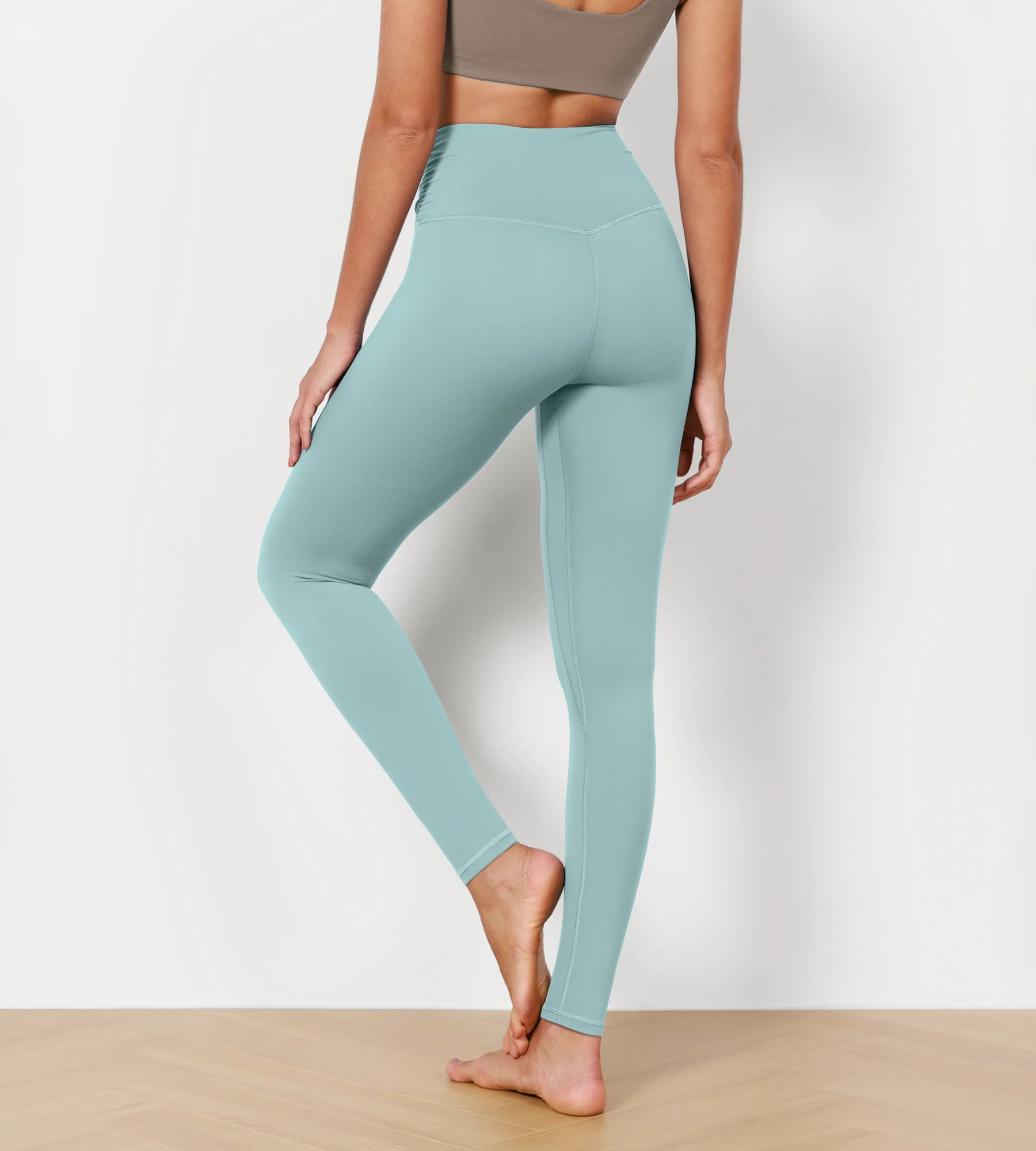 28" Cross Waist Sports Gym Yoga Leggings - Image 20