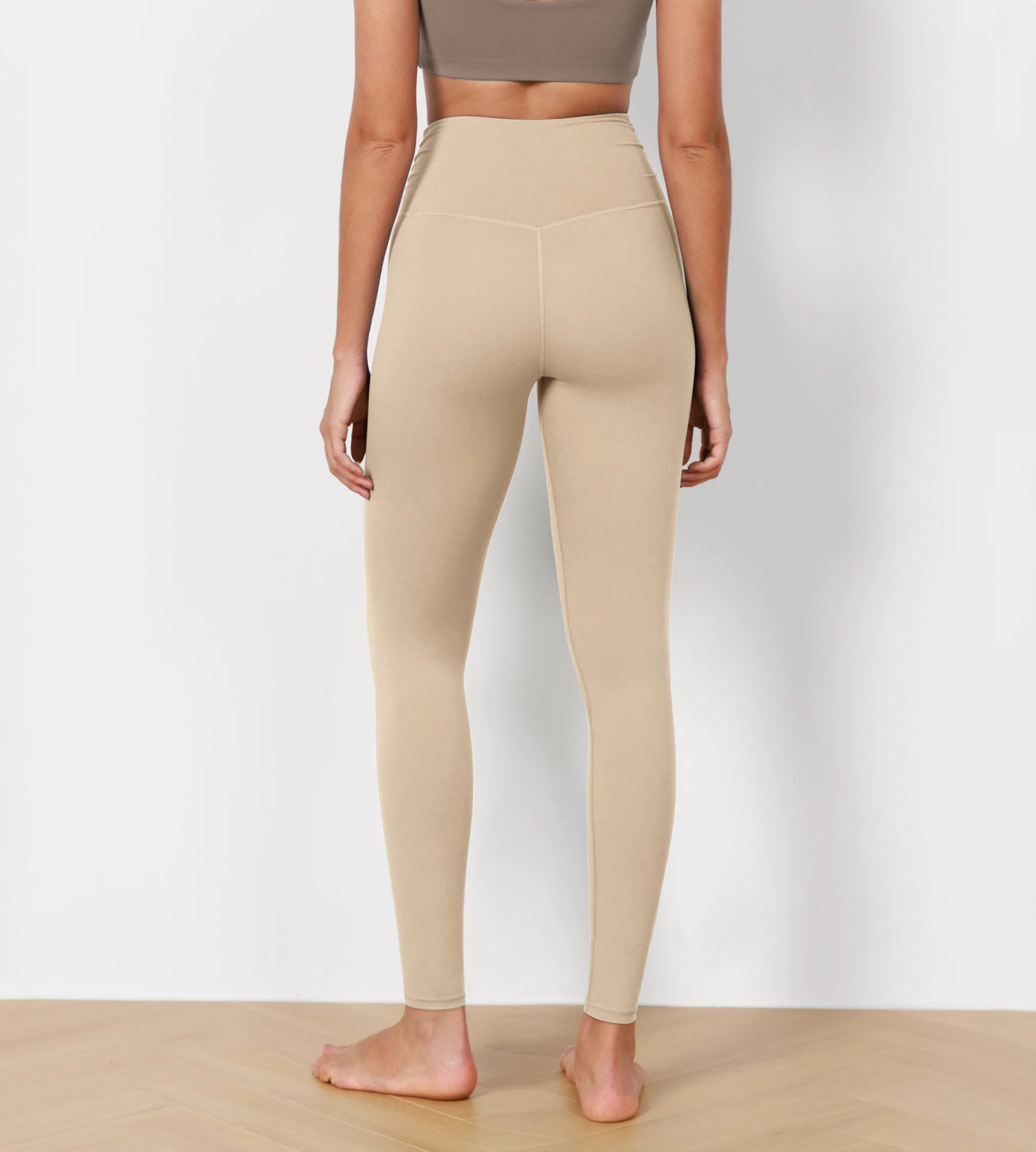 28" Cross Waist Sports Gym Yoga Leggings - Image 9