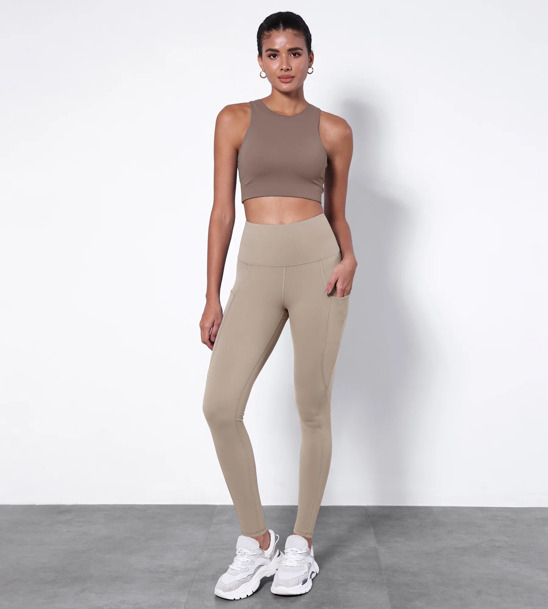 28" High Waisted Yoga Leggings with Pockets - Image 14