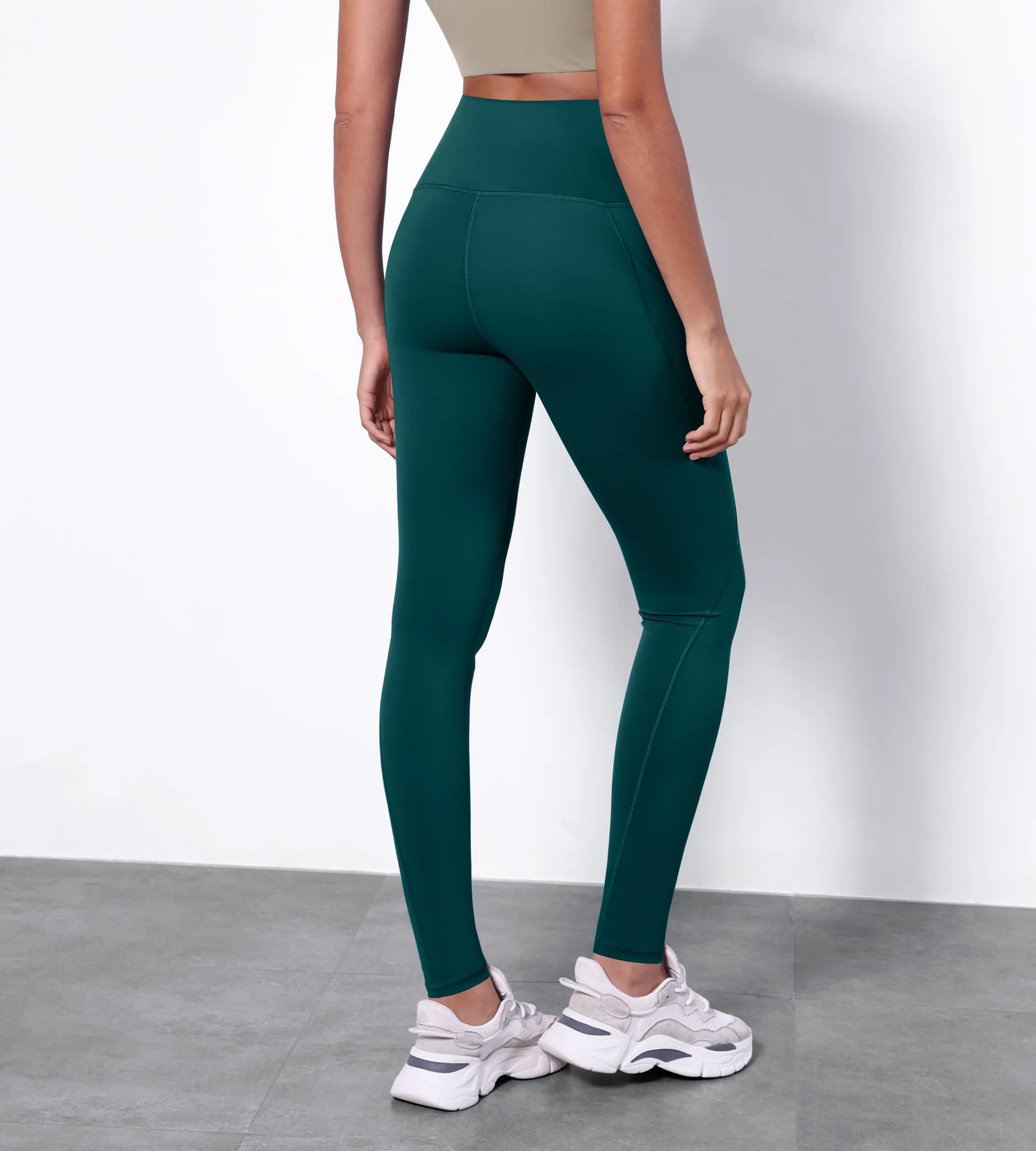 28" High Waisted Yoga Leggings with Pockets - Image 32