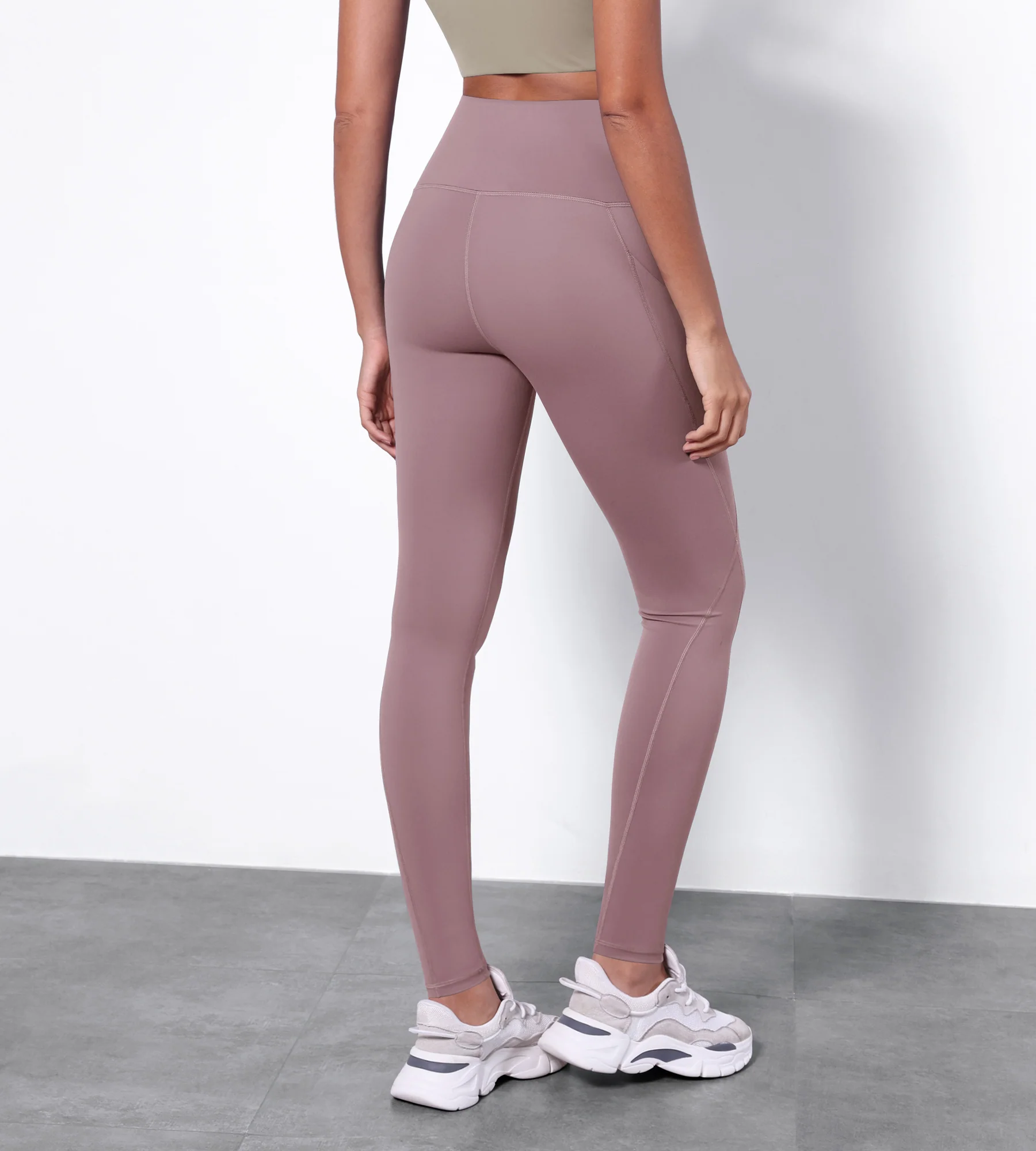 28" High Waisted Yoga Leggings with Pockets - Image 36