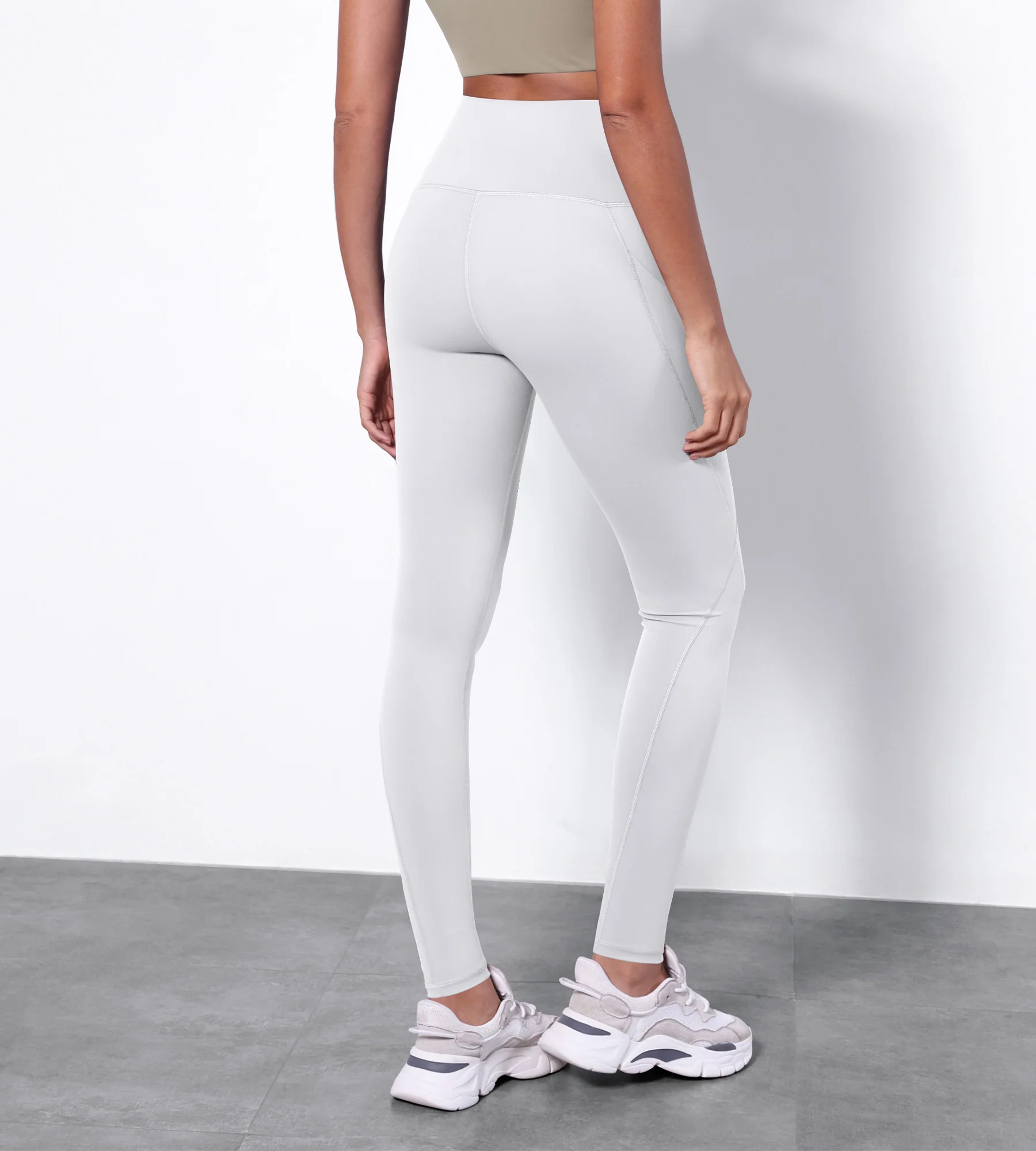 28" High Waisted Yoga Leggings with Pockets - Image 48
