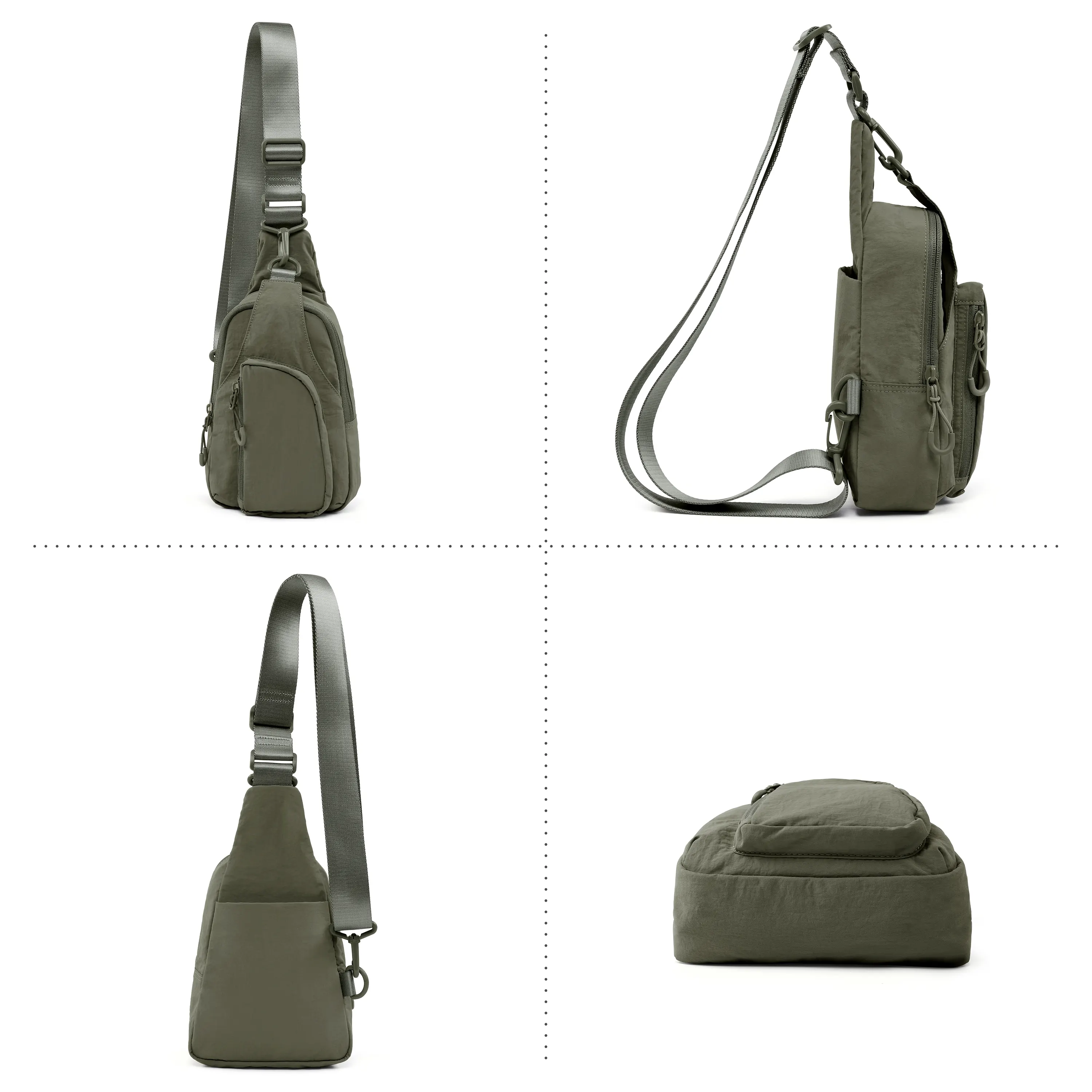 Lightweight Sling Bag with Adjustable Straps - Image 64