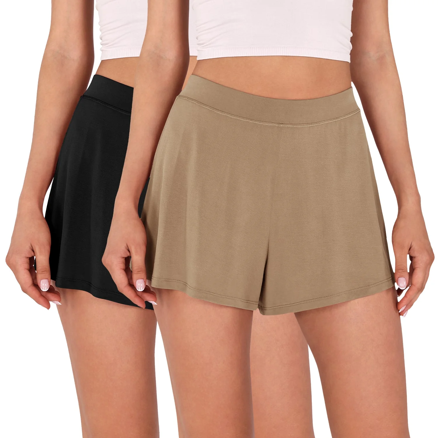 2 Pack Modal Soft Lounge Shorts - Image 59