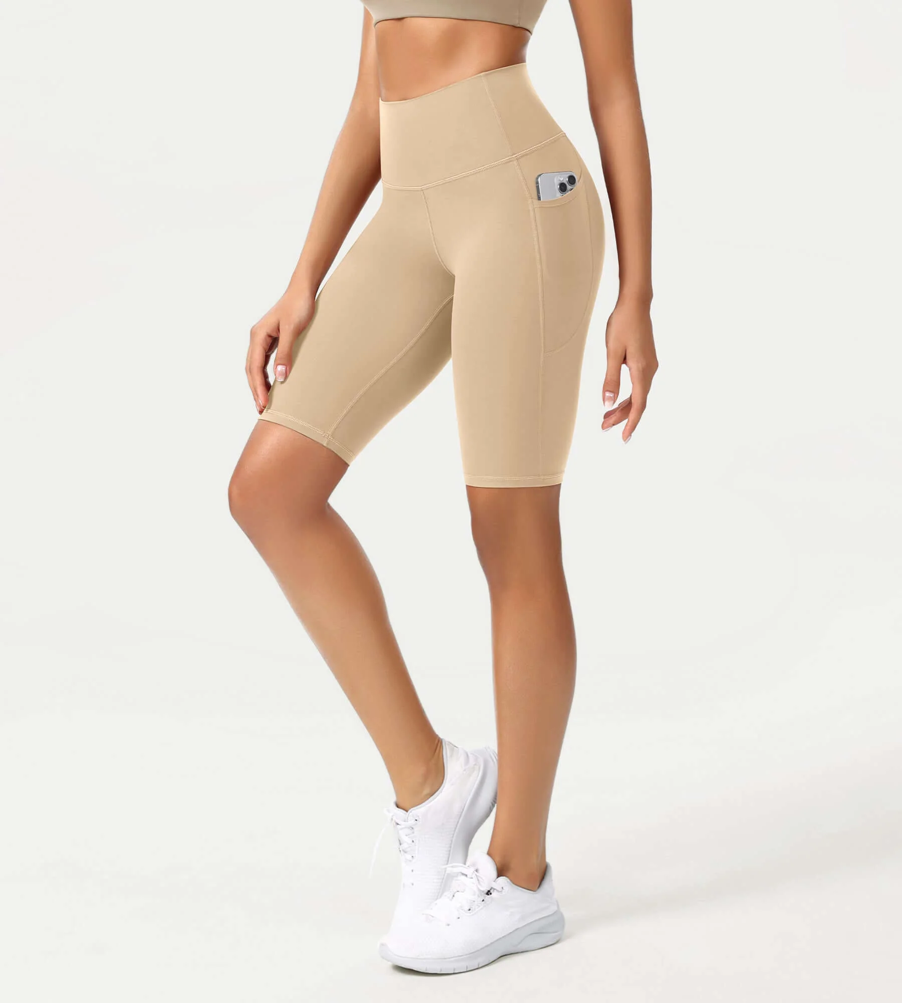 ODCLOUD 10" High Waist Lounge Yoga Shorts - Image 11