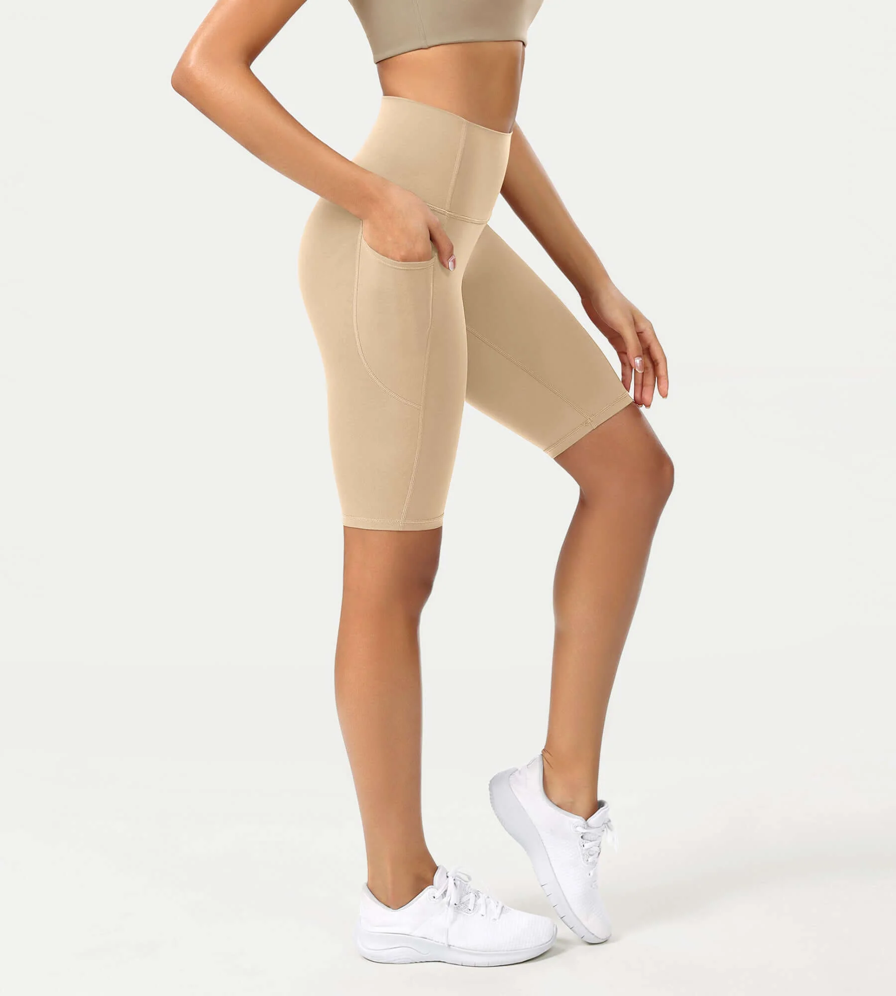 ODCLOUD 10" High Waist Lounge Yoga Shorts - Image 12