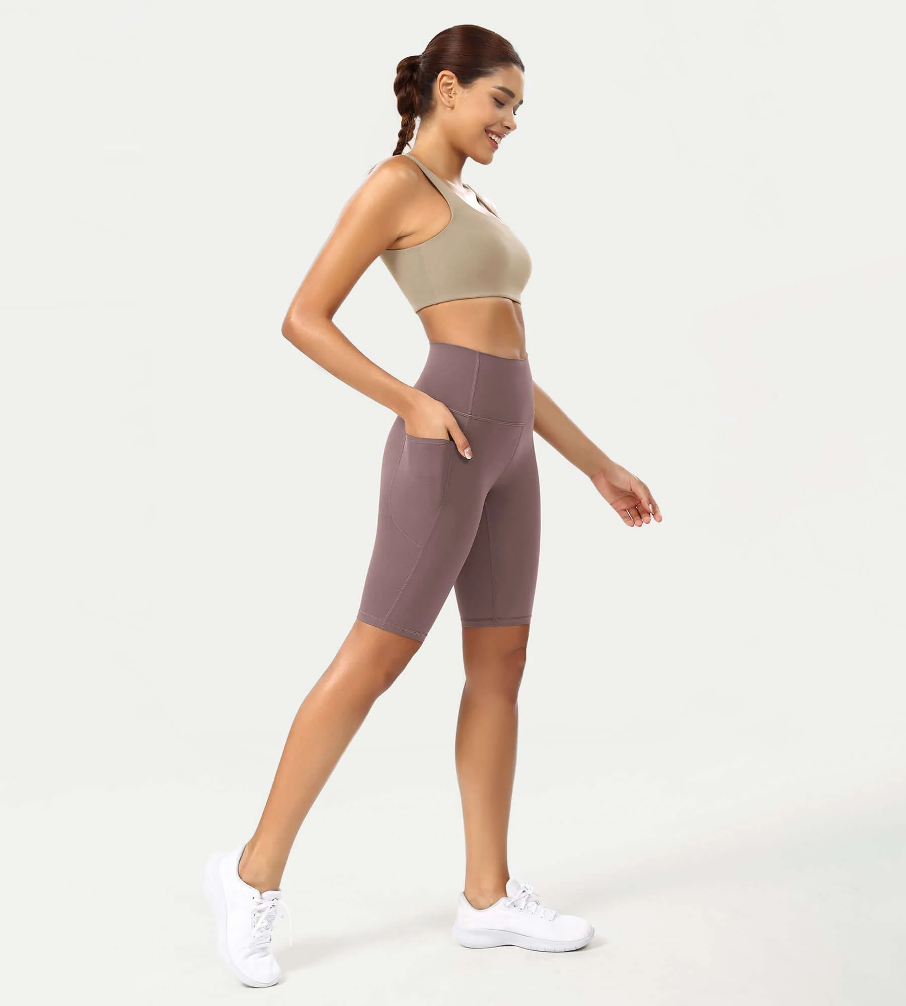 ODCLOUD 10" High Waist Lounge Yoga Shorts - Image 58