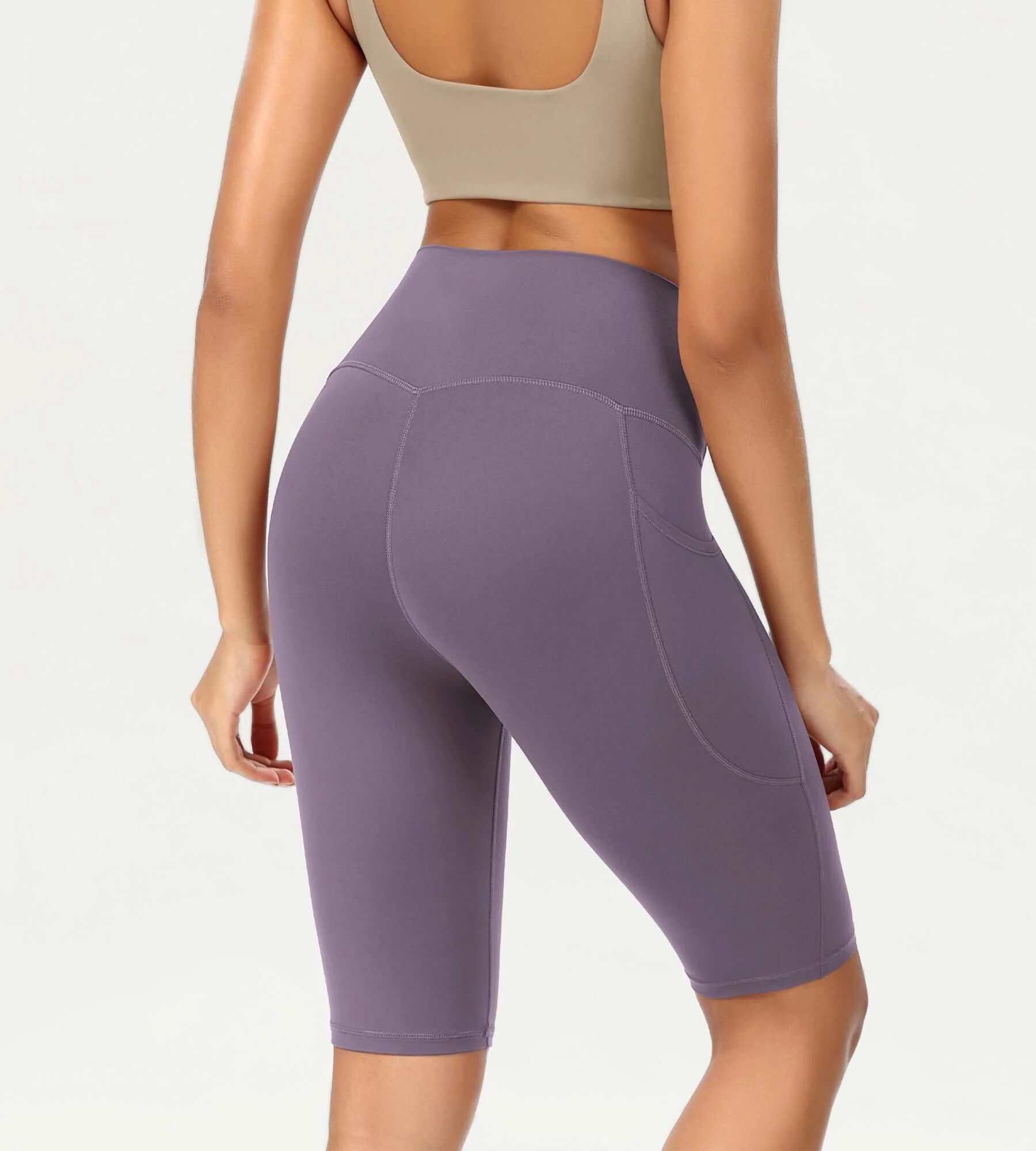 ODCLOUD 10" High Waist Lounge Yoga Shorts - Image 7