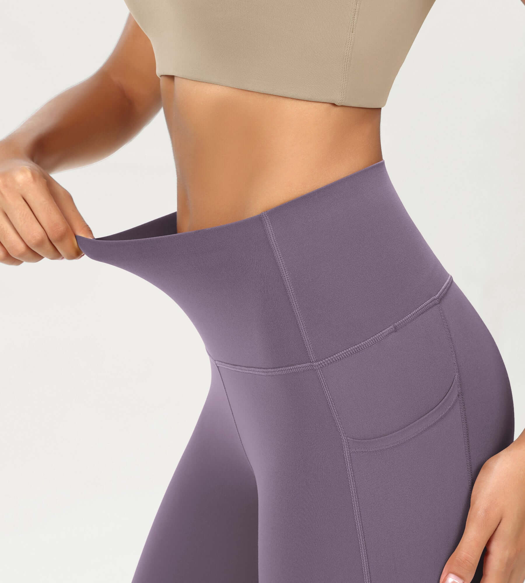 ODCLOUD 10" High Waist Lounge Yoga Shorts - Image 8