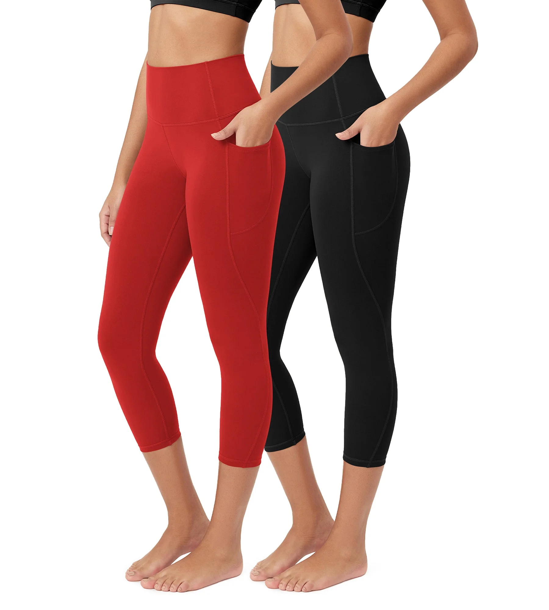 ODCLOUD 2-Pack 23” Buttery Soft Lounge Yoga Leggings with Pockets - Image 108