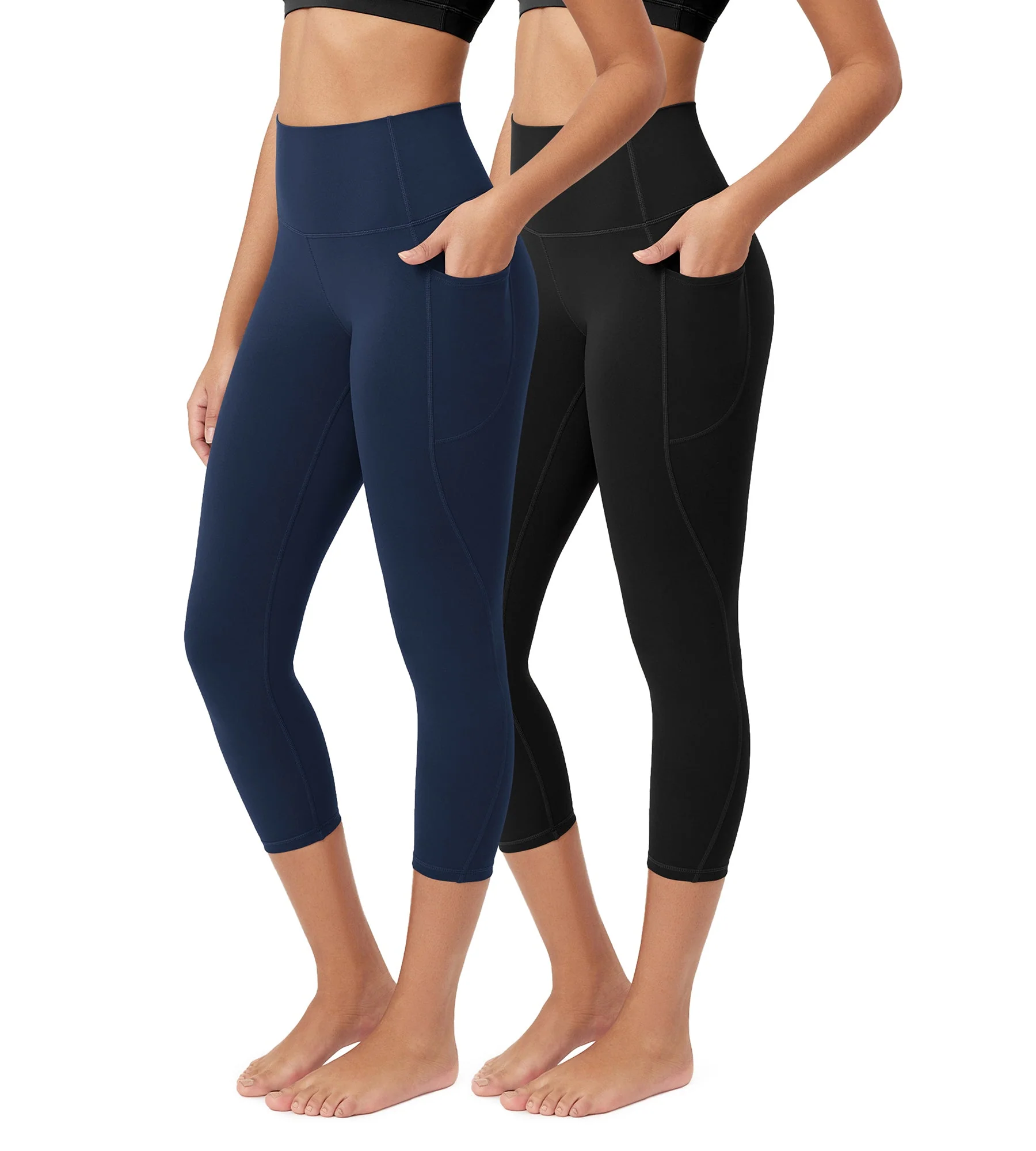ODCLOUD 2-Pack 23” Buttery Soft Lounge Yoga Leggings with Pockets - Image 93