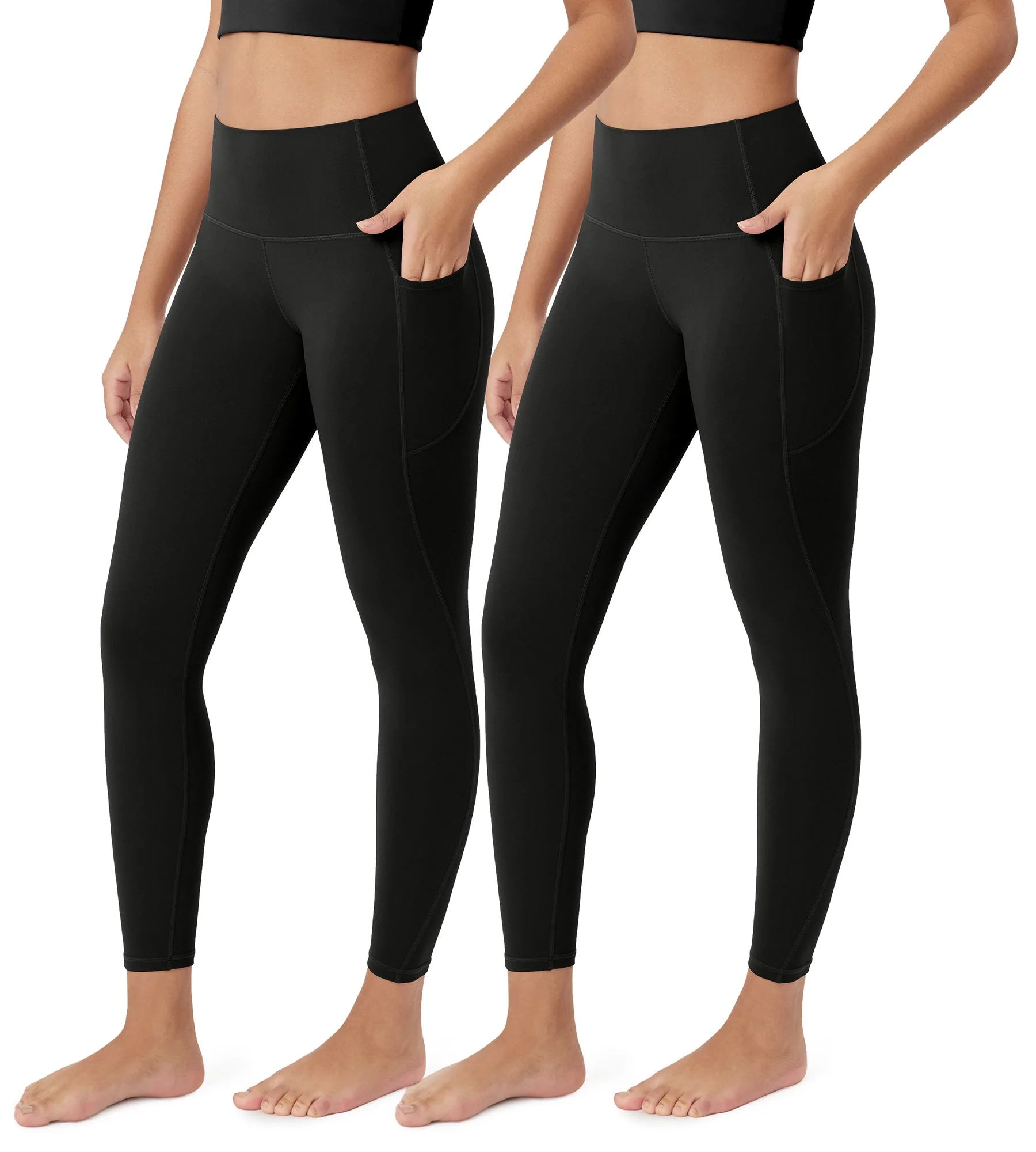 ODCLOUD 2-Pack 25” Buttery Soft Lounge Yoga Leggings with Pockets - Image 44