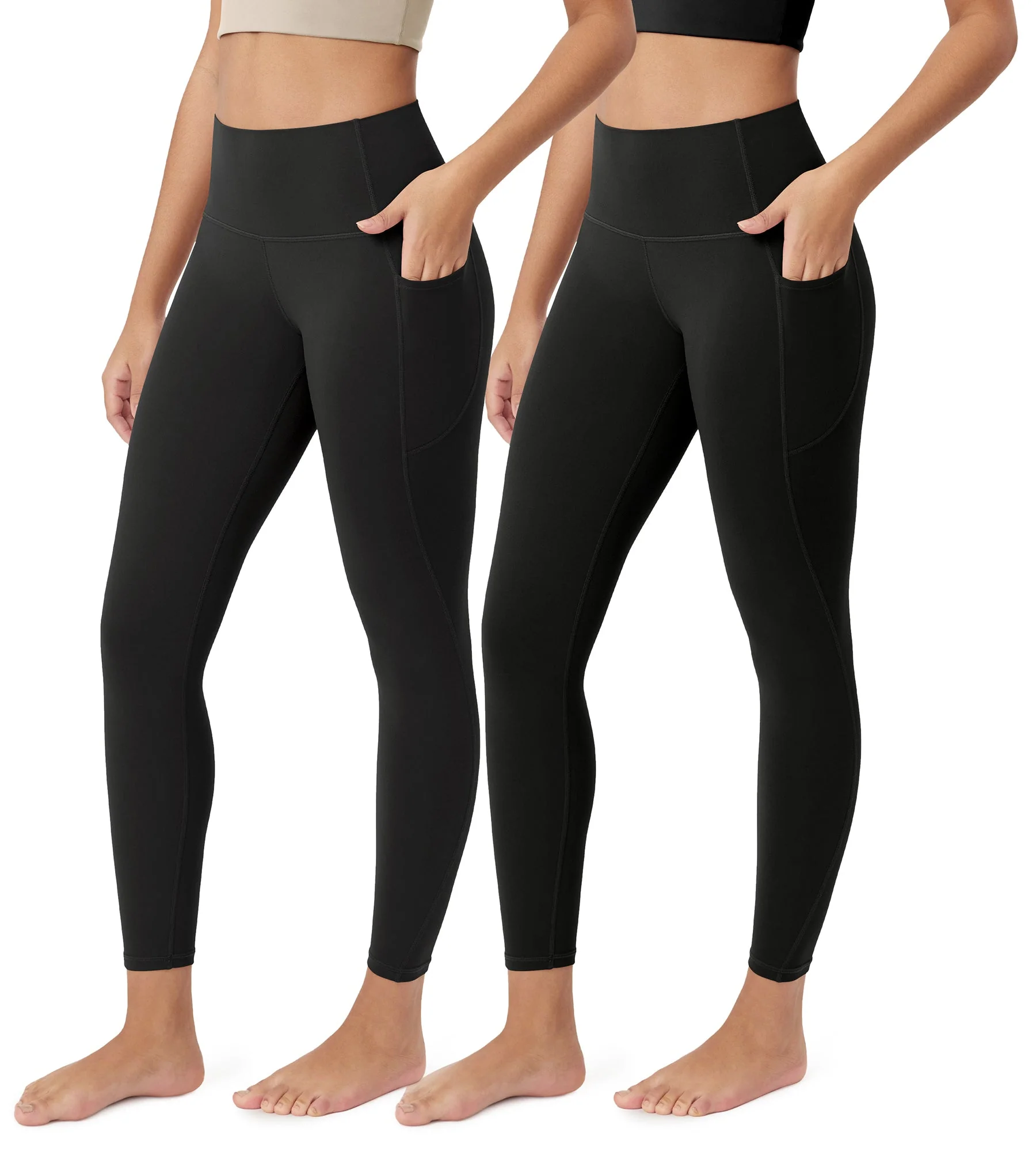 ODCLOUD 2-Pack 25” Buttery Soft Lounge Yoga Leggings with Pockets - Image 75
