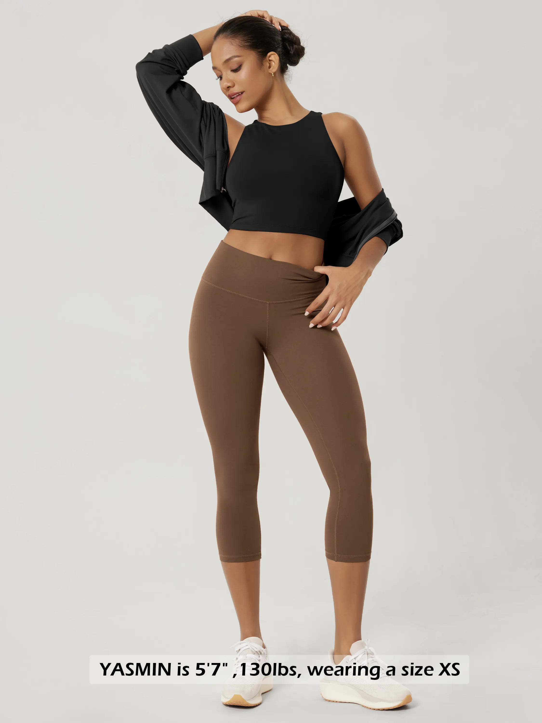 ODCLOUD 21" High Waist Yoga Capris Leggings - Image 14
