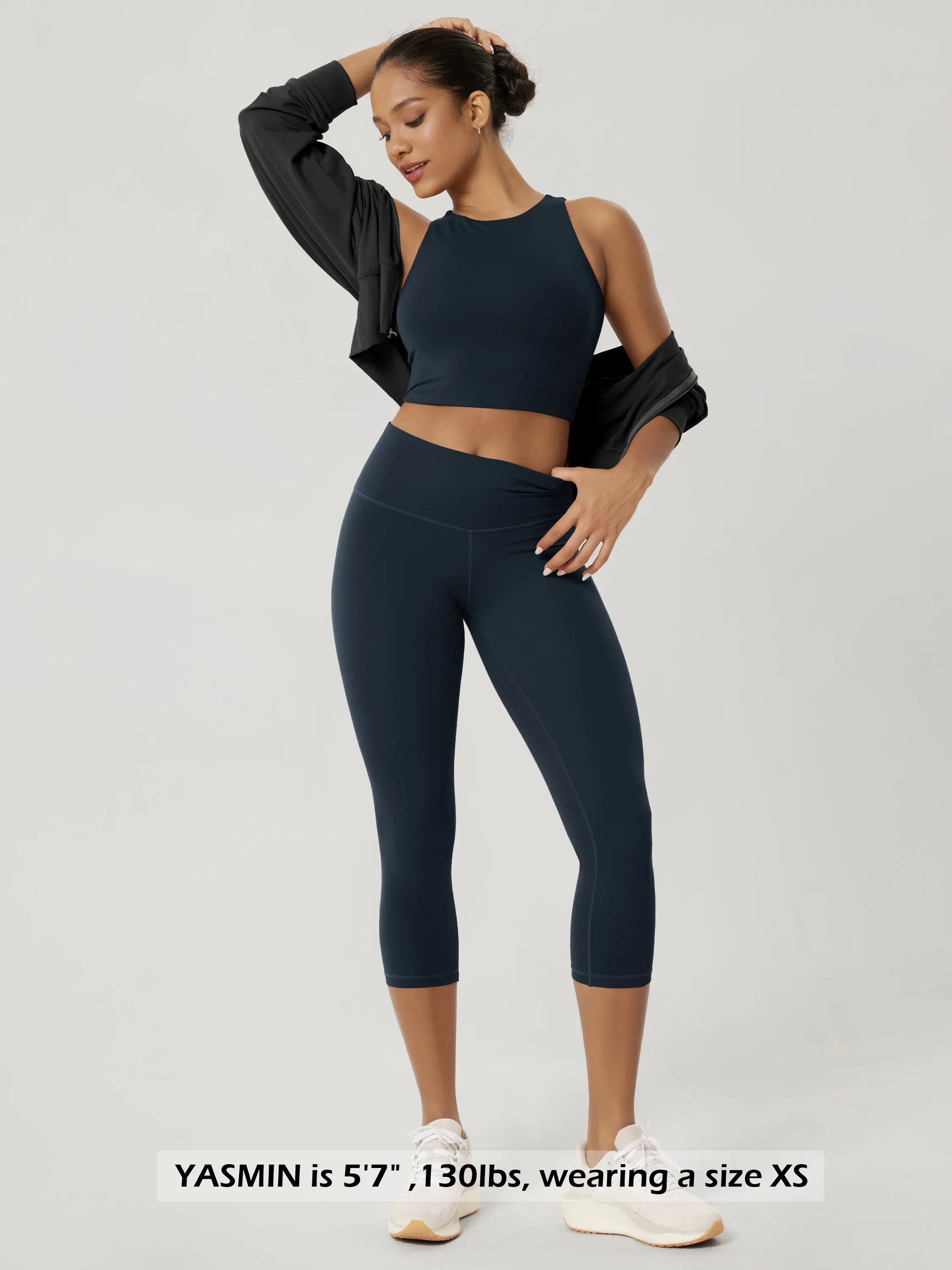 ODCLOUD 21" High Waist Yoga Capris Leggings - Image 24