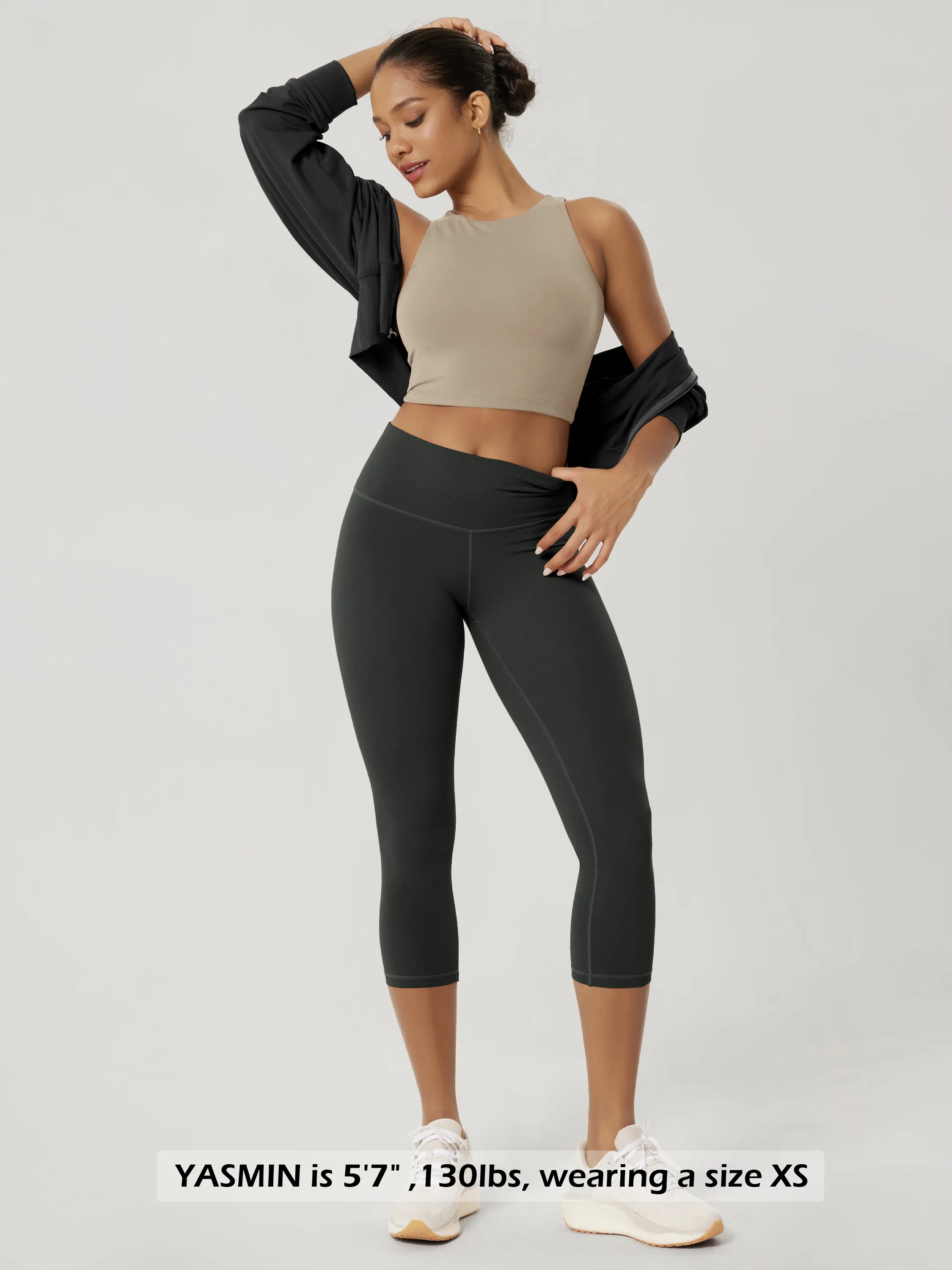 ODCLOUD 21" High Waist Yoga Capris Leggings - Image 49