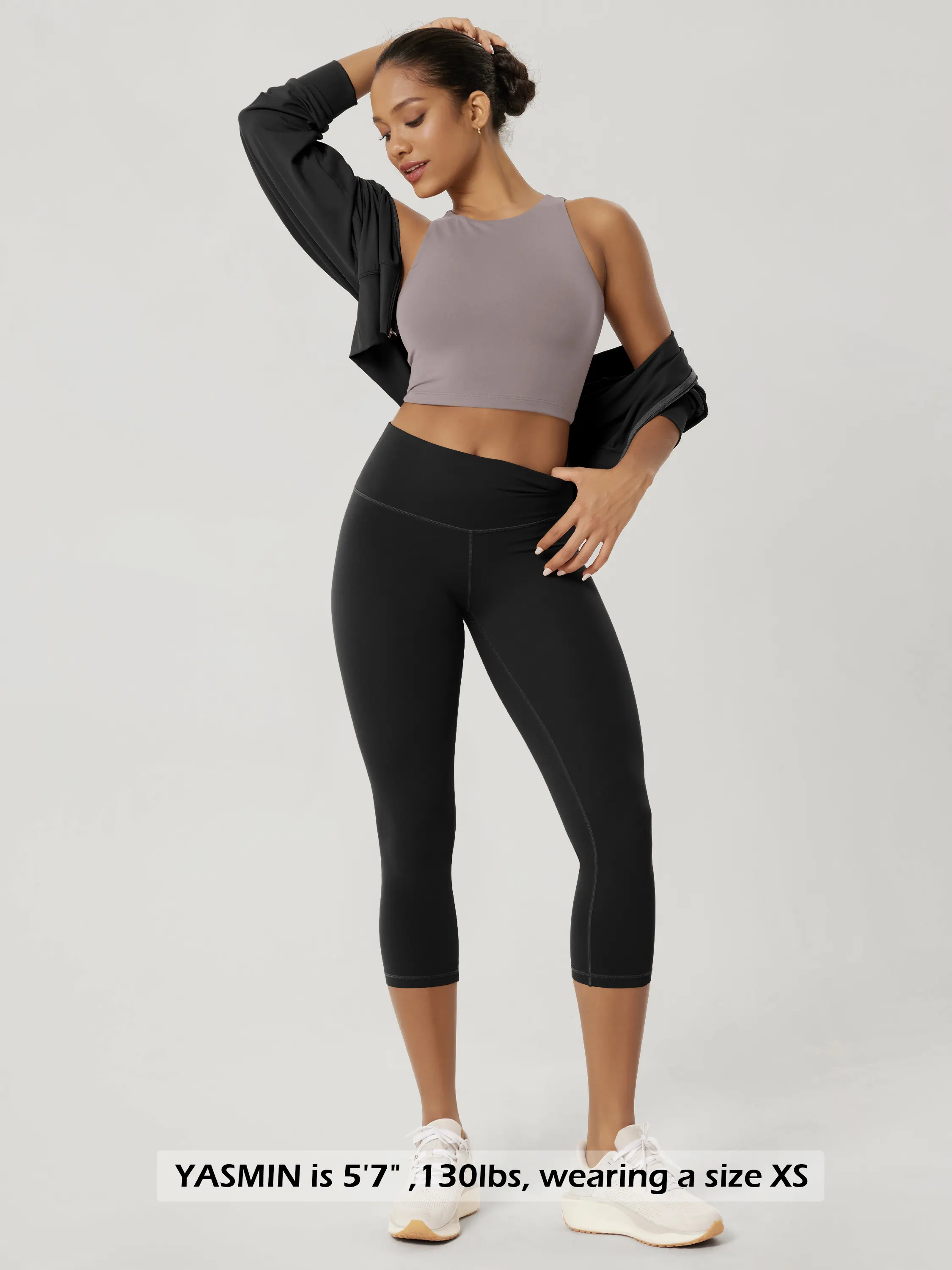 ODCLOUD 21" High Waist Yoga Capris Leggings - Image 9