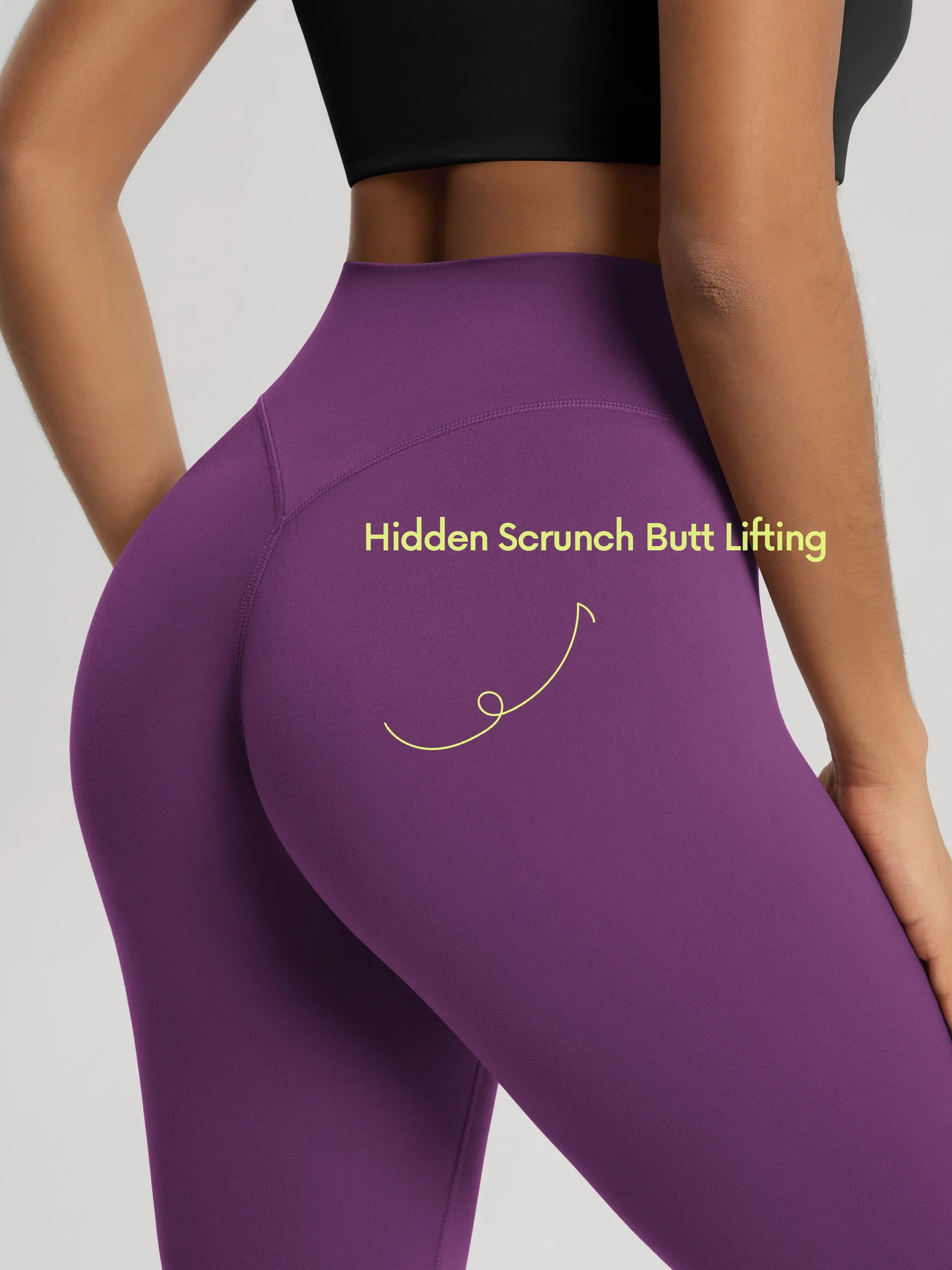 ODCLOUD 25" Hidden Scrunch Butt Lifting Leggings - Image 4